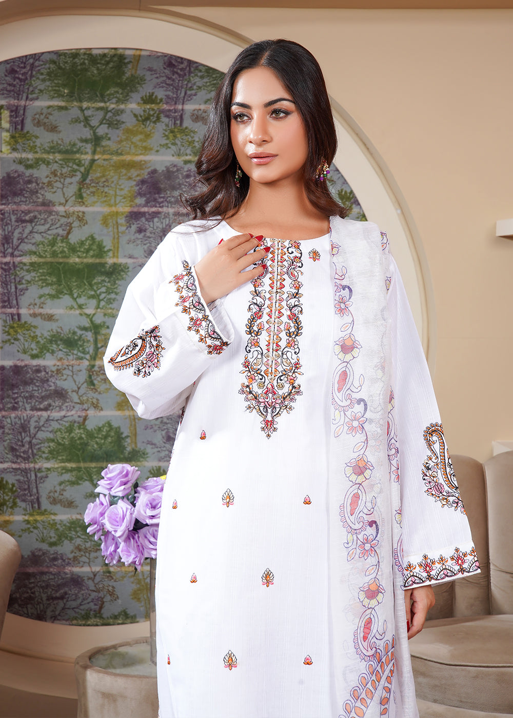 Elara Official White Radiance Women 3pcs