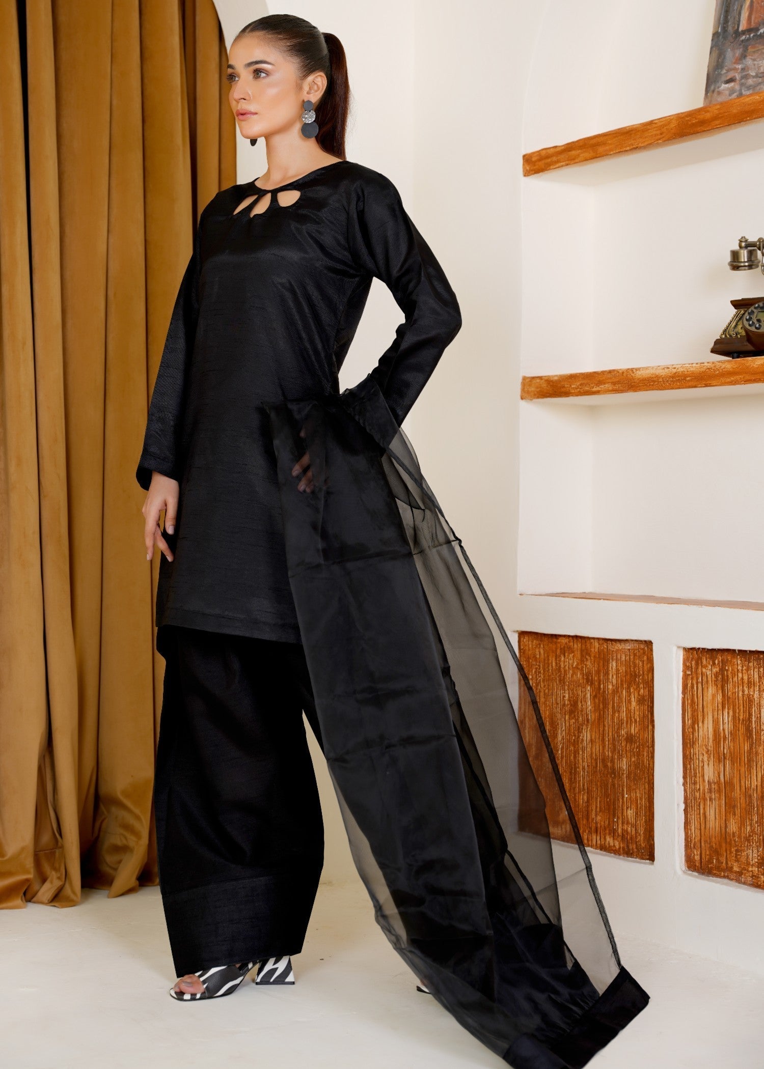 Alyssa Black farshi shalwar suit ALF300 Women 3pcs