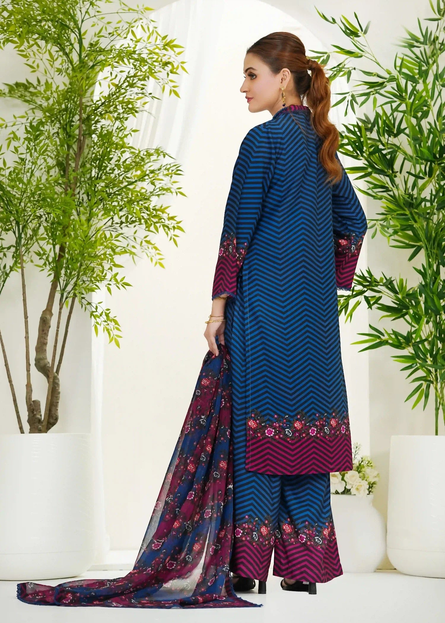 Grape Drape Indigo Fusion Women 3pcs