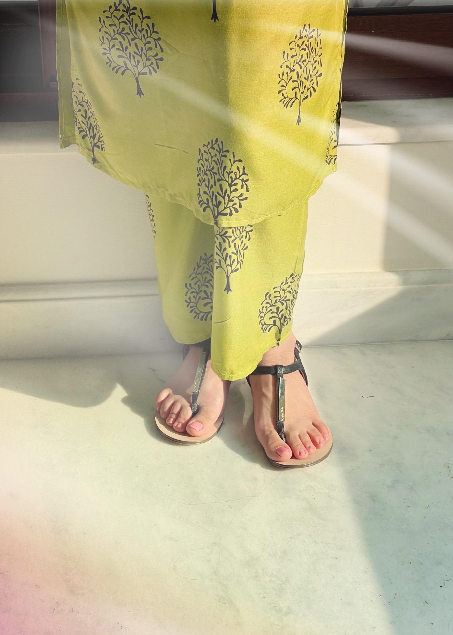 Anabya Garments TREE OLIVE 002 Women 2pcs