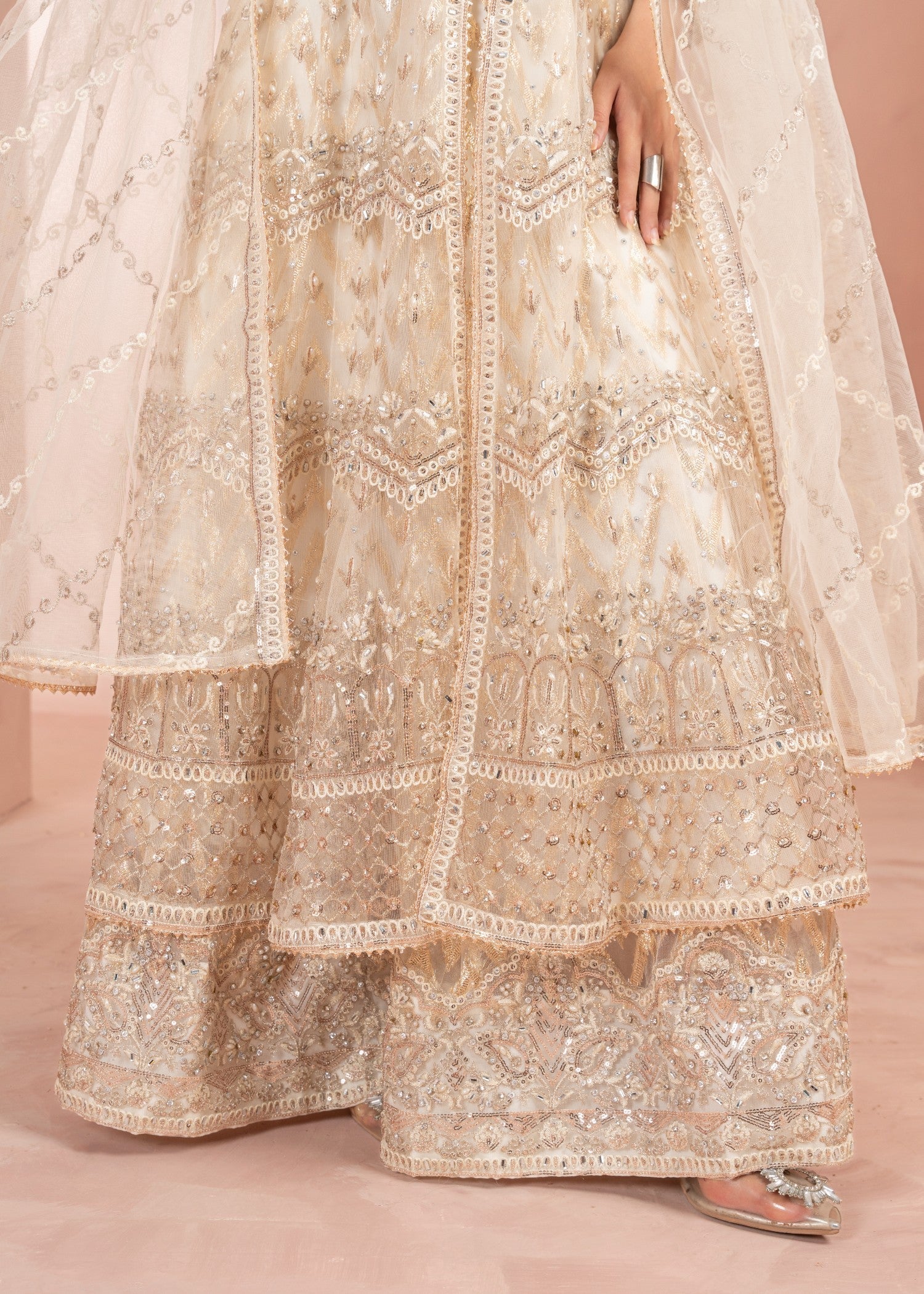 Four Season Boutique MAHRANI CREAM GOLD Women 3pcs