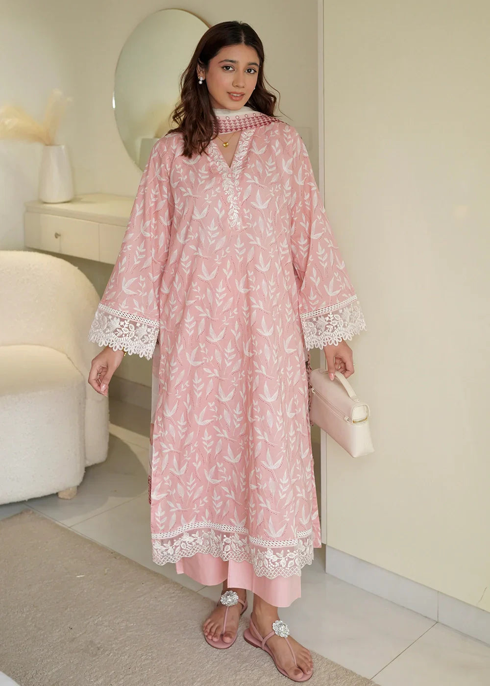 Rashid Textile Stitched LAWN 542 Women 3pcs