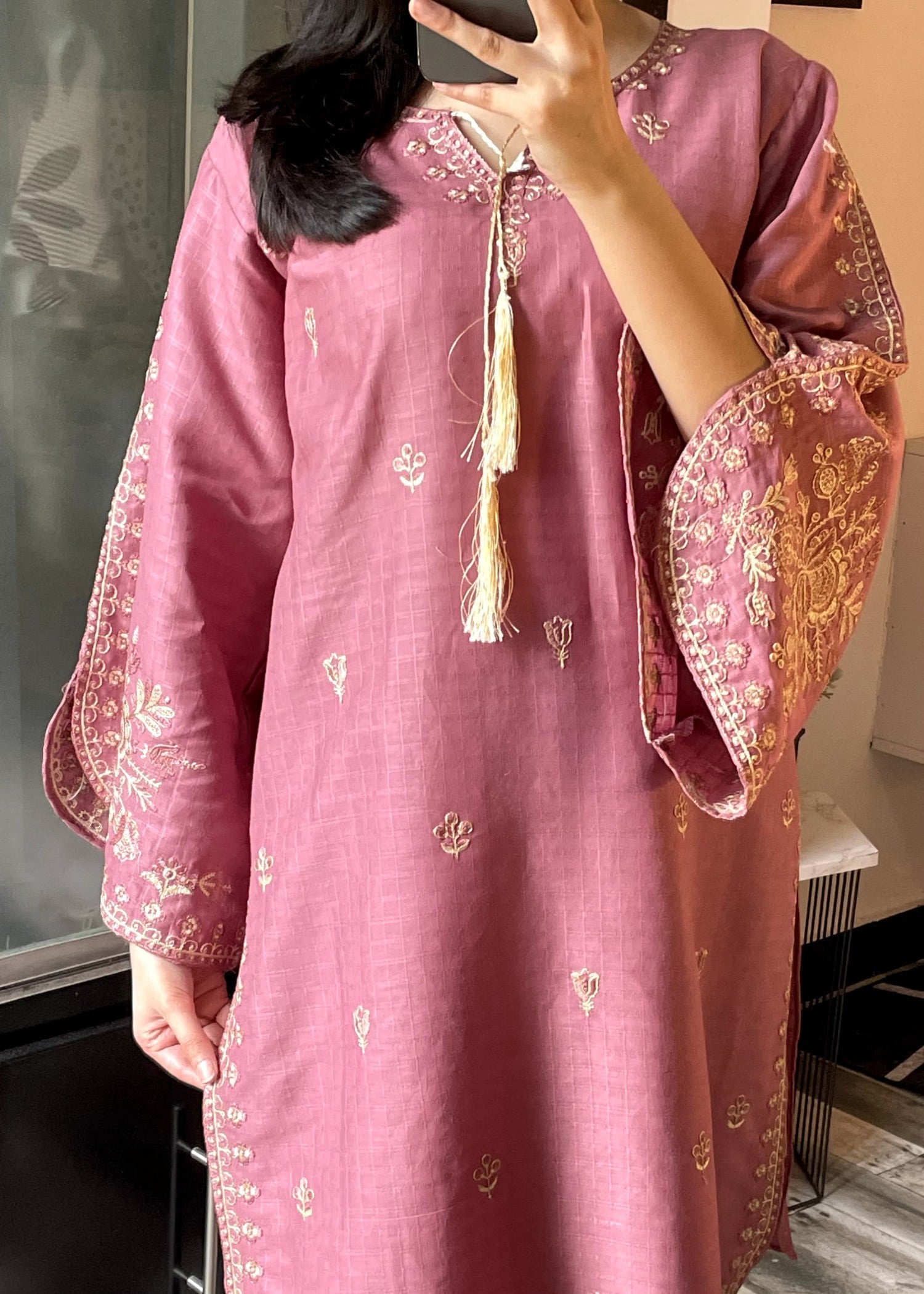 Tehzeeb Libas ZUNAIRA GAJRI Women 2pcs