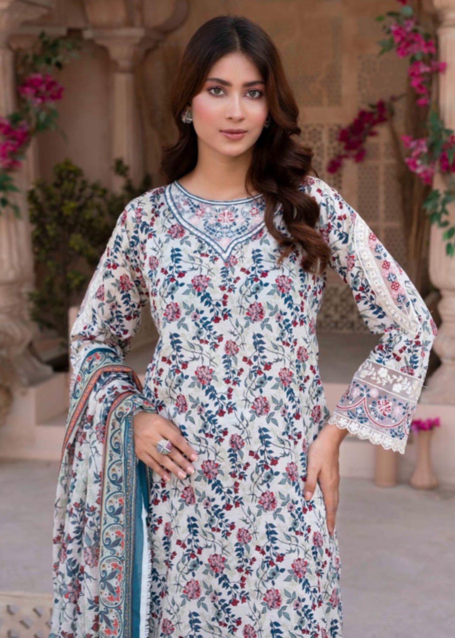 Gul Fashion Embroidered Lawn Kurta Set 09 Women 3pcs
