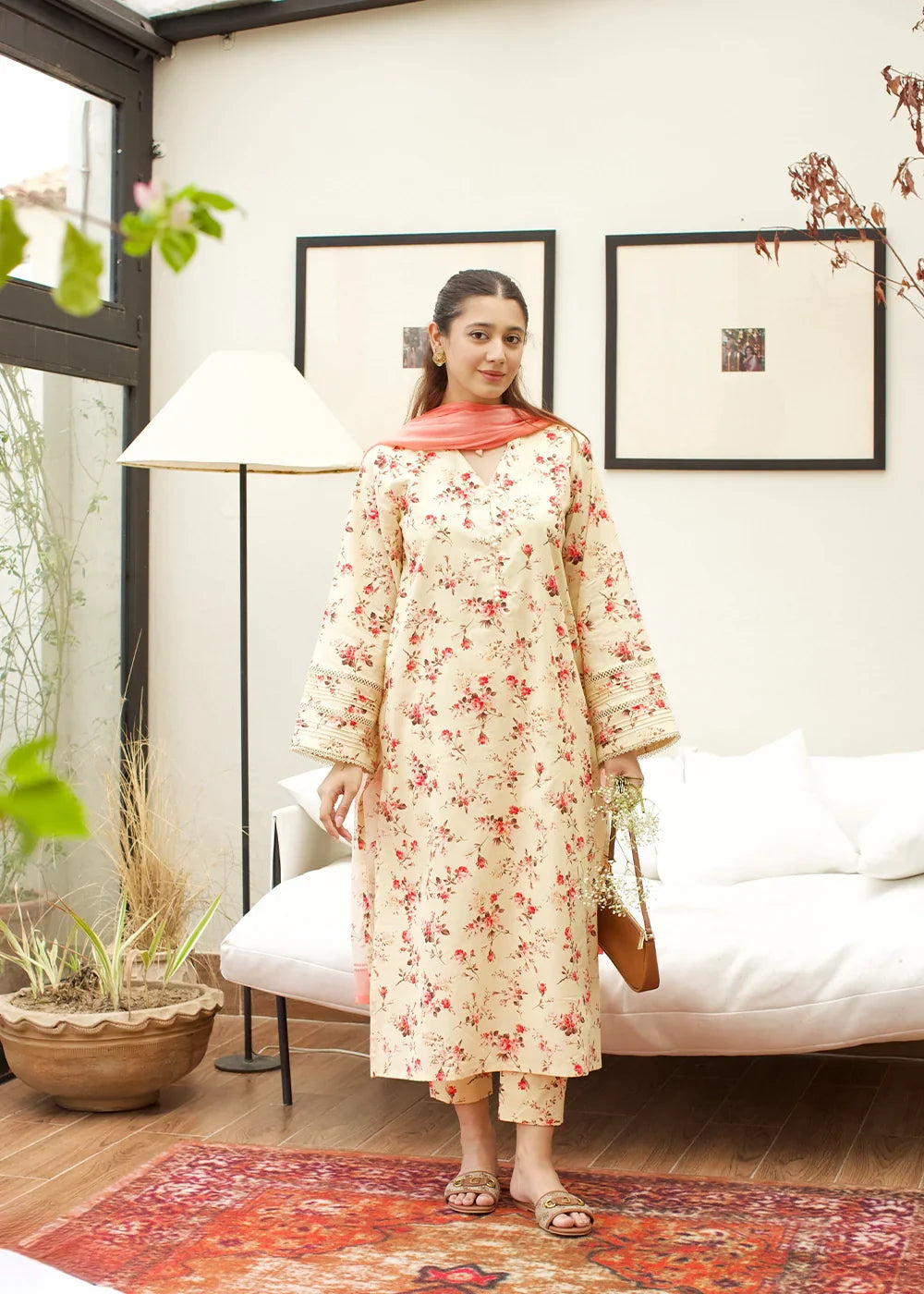 Rashid Textile Stitched LAWN 546 Women 3pcs