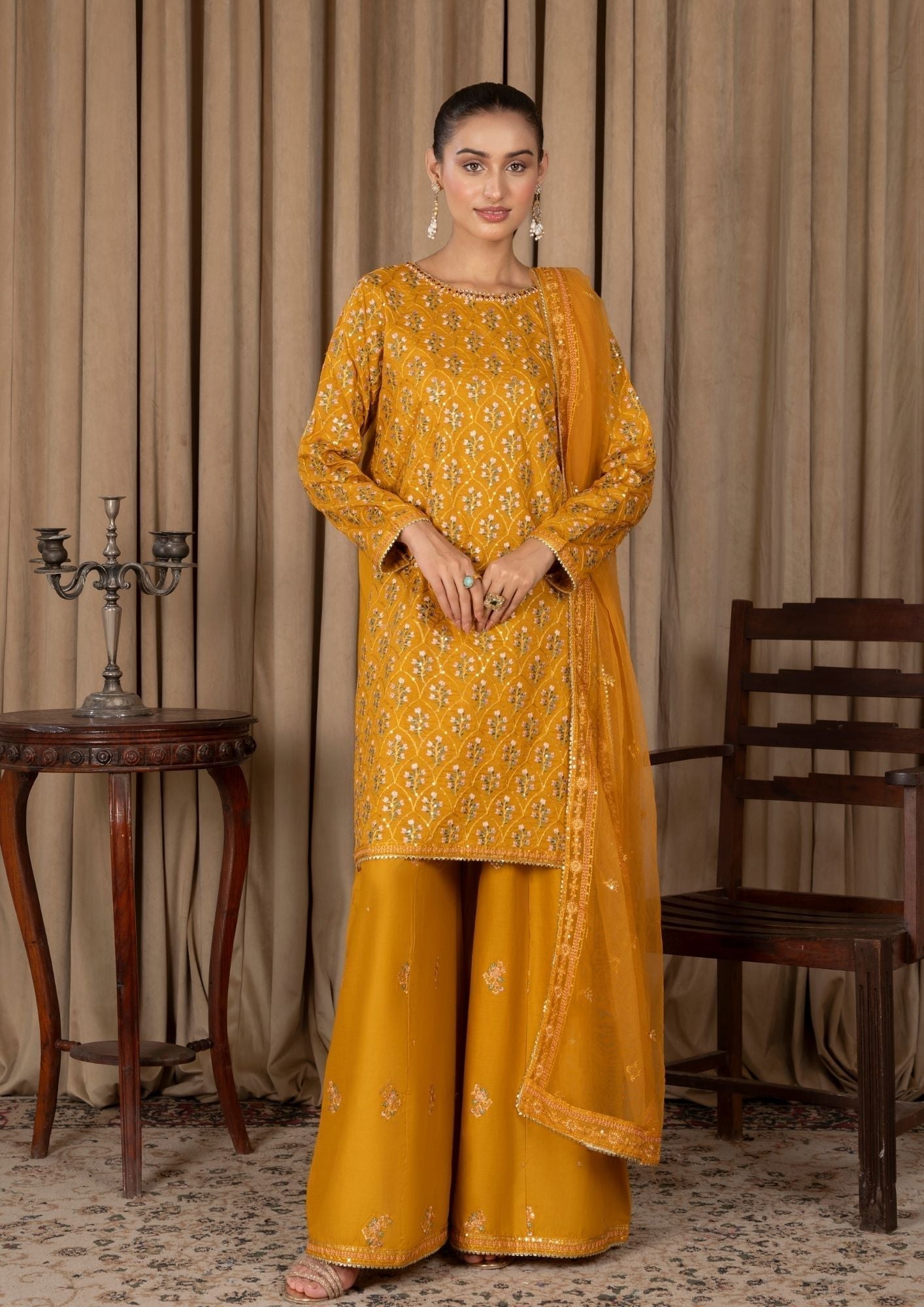 Alfatah Pret Embroidered Lawn ZAUQ S25 0011 Women 3pcs