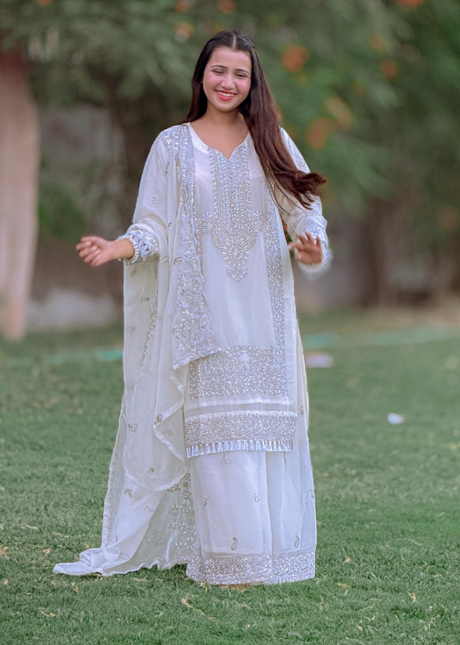 Inaaya Fashion Afsana off White Women 3pcs