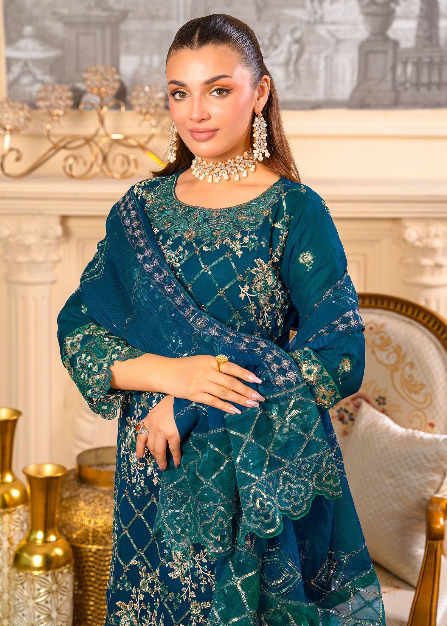 Zahab By M Feroza Women 3pcs