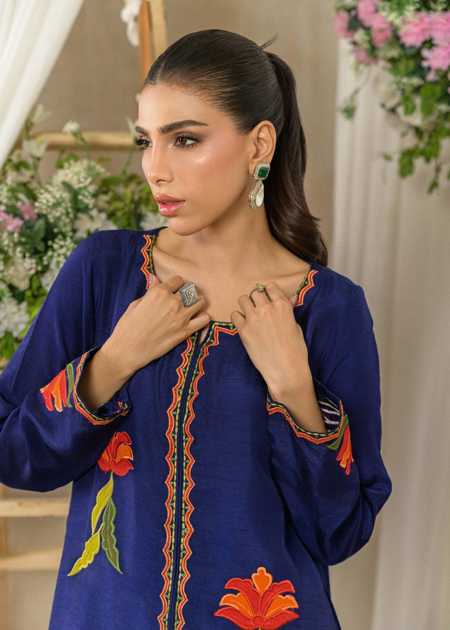 Alishba Kashif Amber Flora Women 1pcs