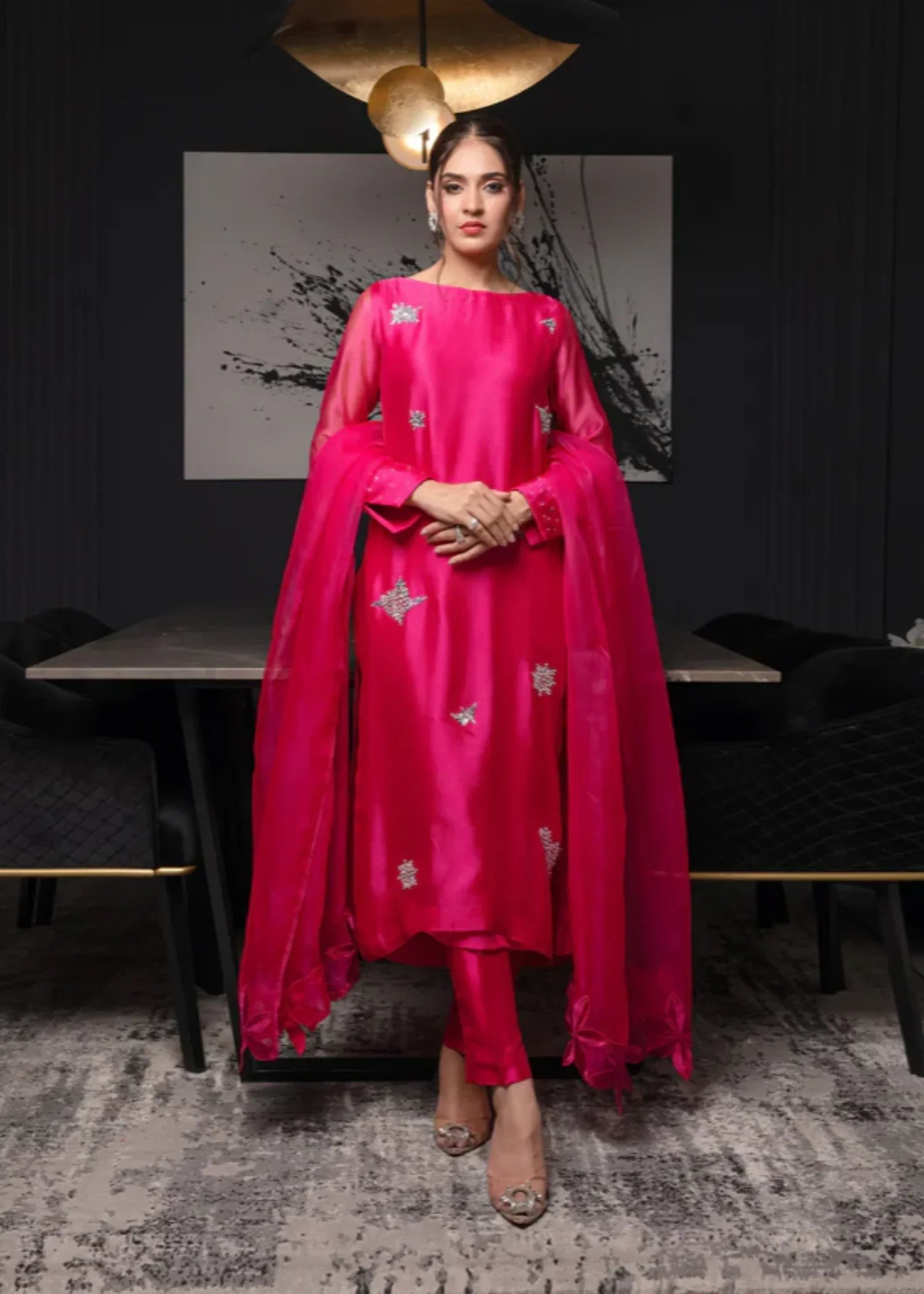 Gulabi Gota FUSCIA Women 3pcs