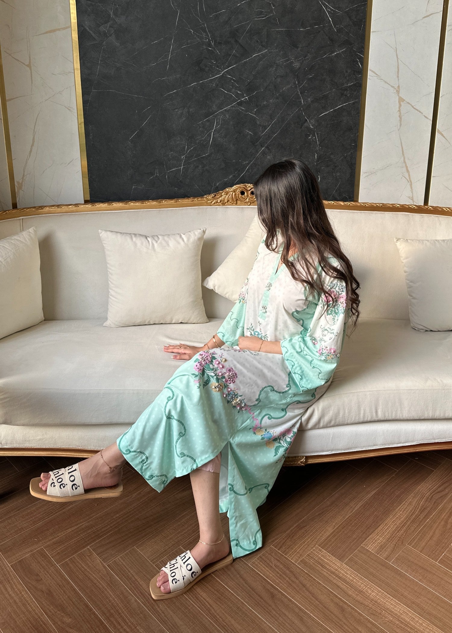 Amber Imran Official Sage Petals Women 1pcs