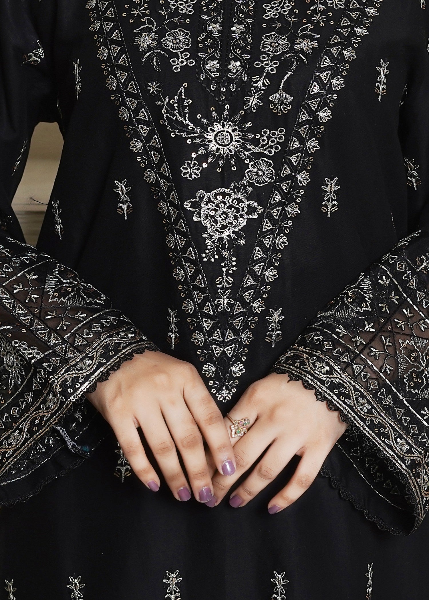 Waniya Awais WAL 63 (B) Lawn Stitched Women 3pcs