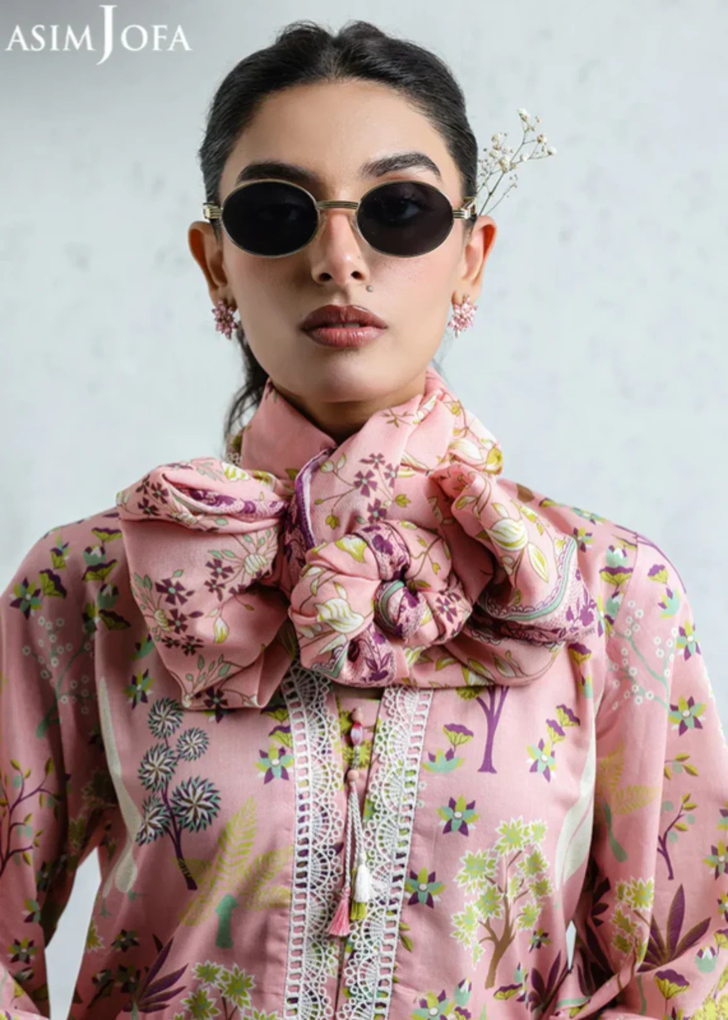 Asim Jofa AJPB 218 PRINTED CAMBRIC STITCHED Women 3pcs