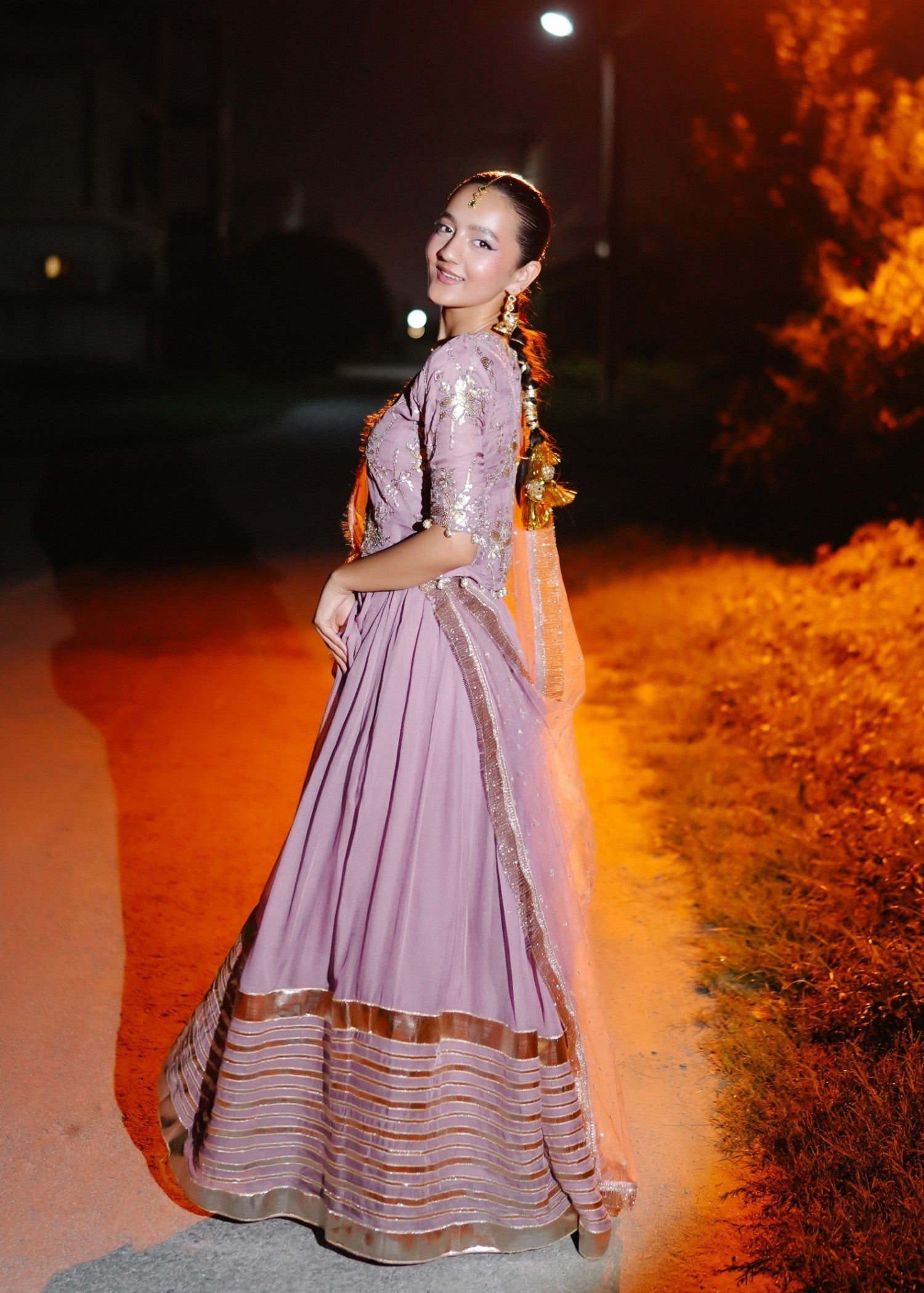 Fashion Trends 4 U Rabia's lehenga Women 3pcs