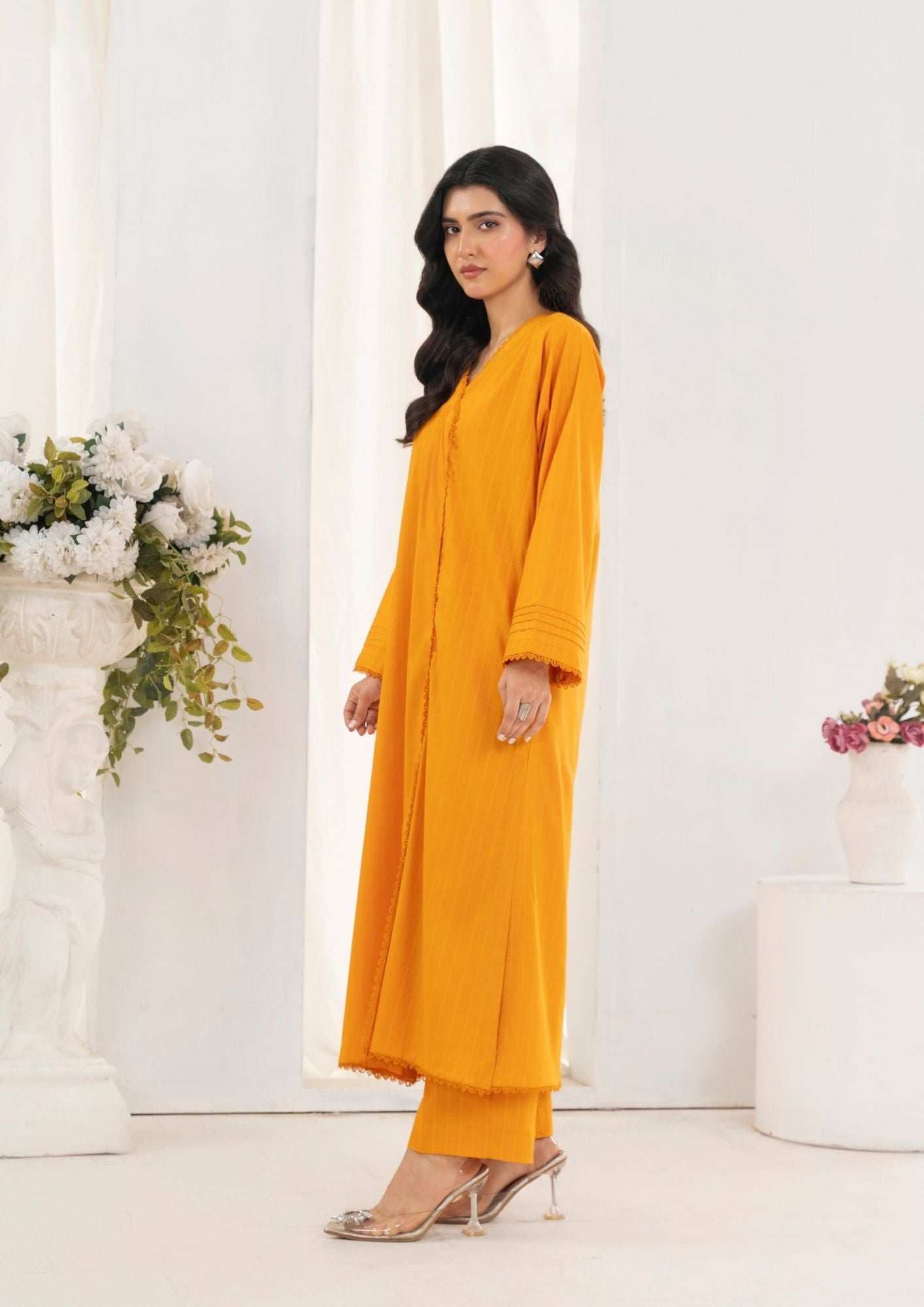 Yolo Pret Cotton Angrakh Set Rozana S25 0012 Women 2pcs