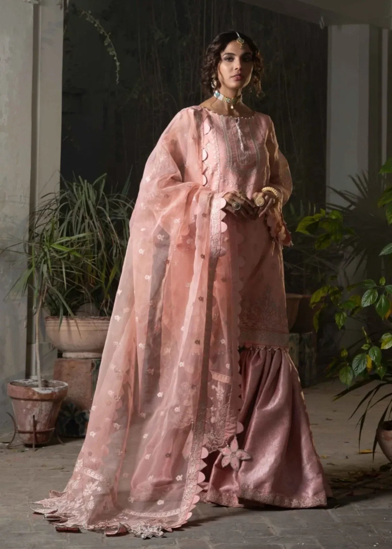 Surmai Gulnara 3 ( PCS EMBROIDER HAND EMBELLISHED SUIT) Women 3pcs