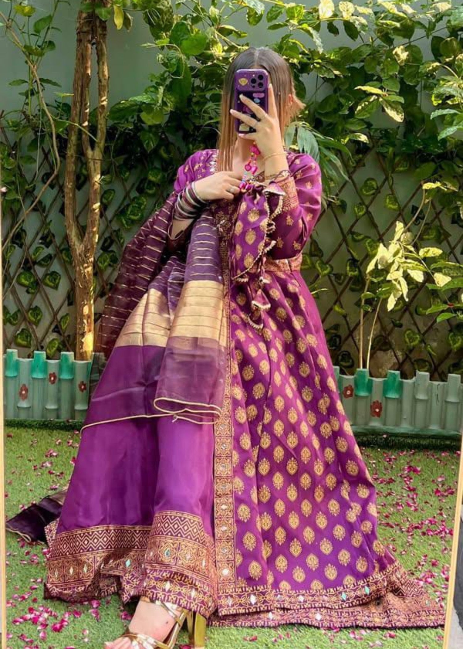 1 Mahoor Haven purple 0052 Women 4pcs