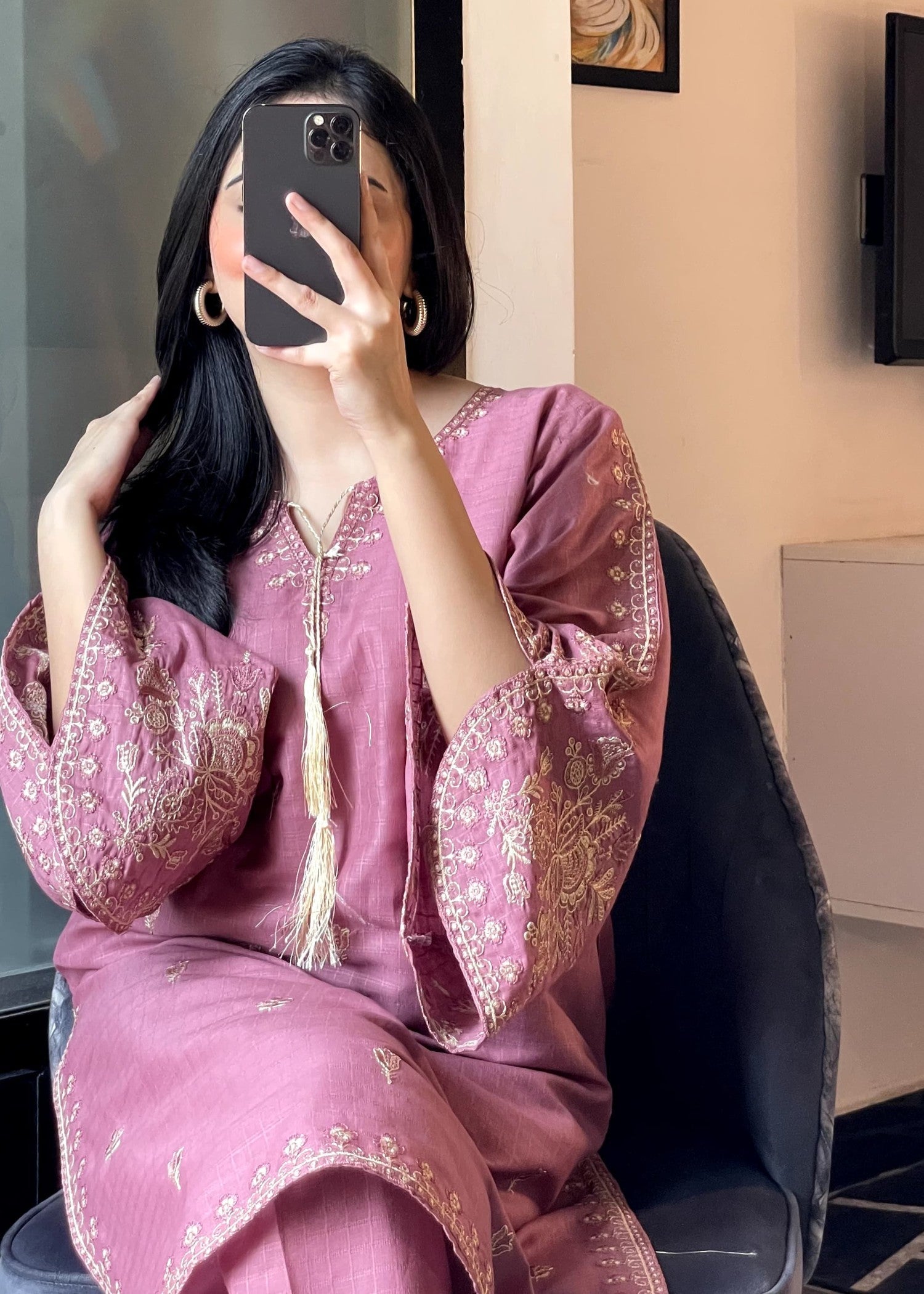 Tehzeeb Libas ZUNAIRA GAJRI Women 2pcs