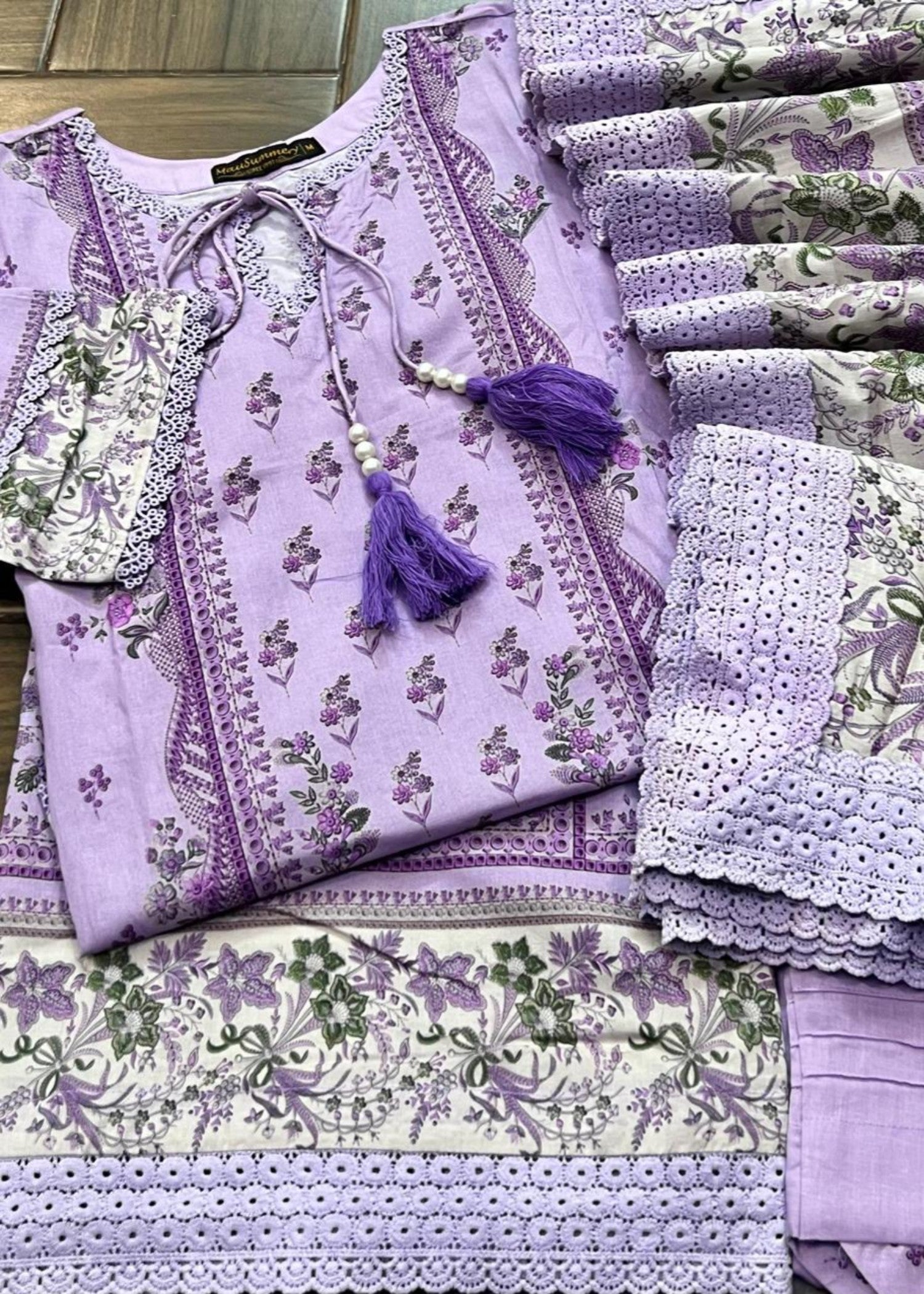 Mausammary Prints Pret Amethyst Women 3pcs