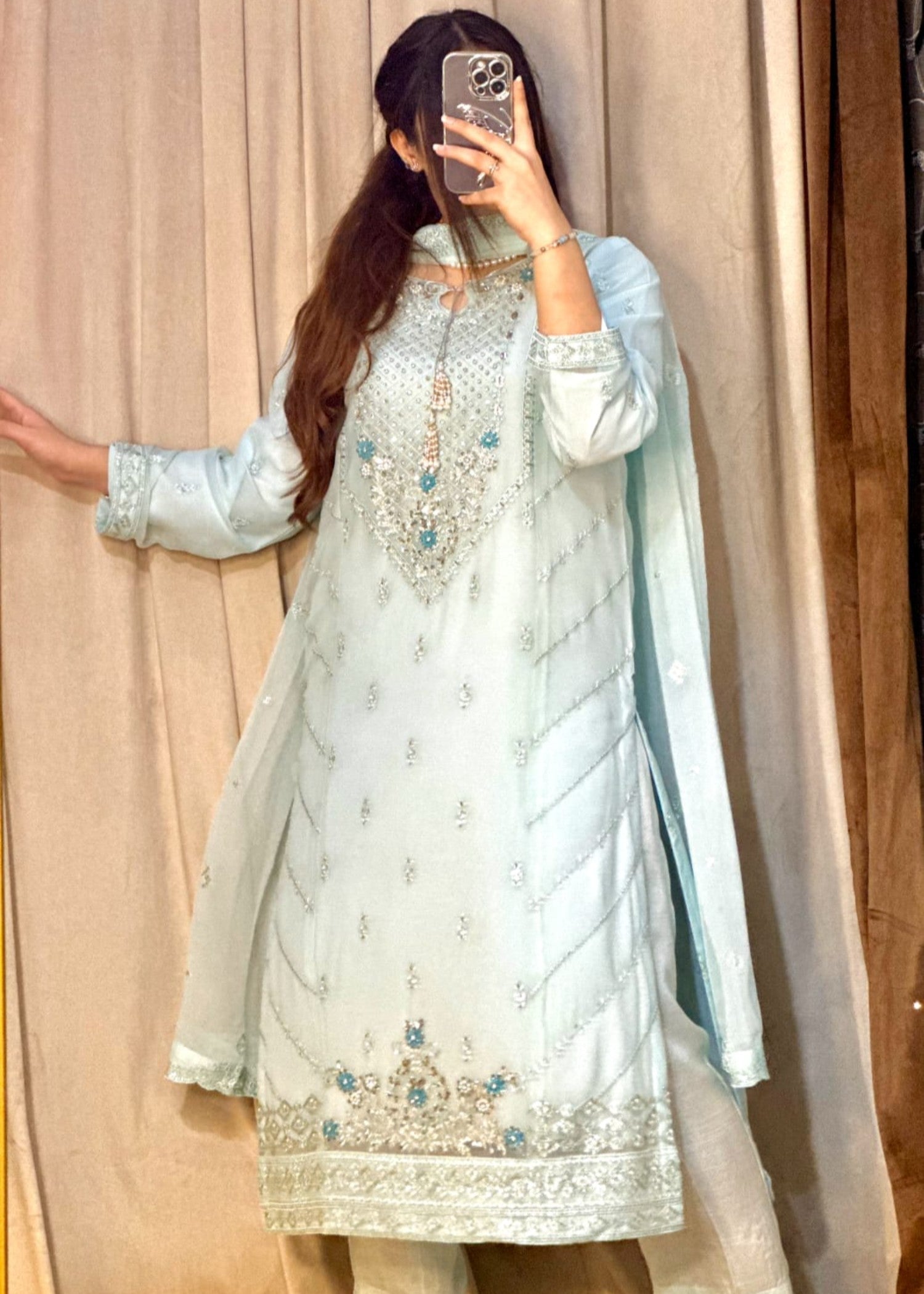 Zohan Ateeq Tasbiha (Ice Blue) Women 3pcs