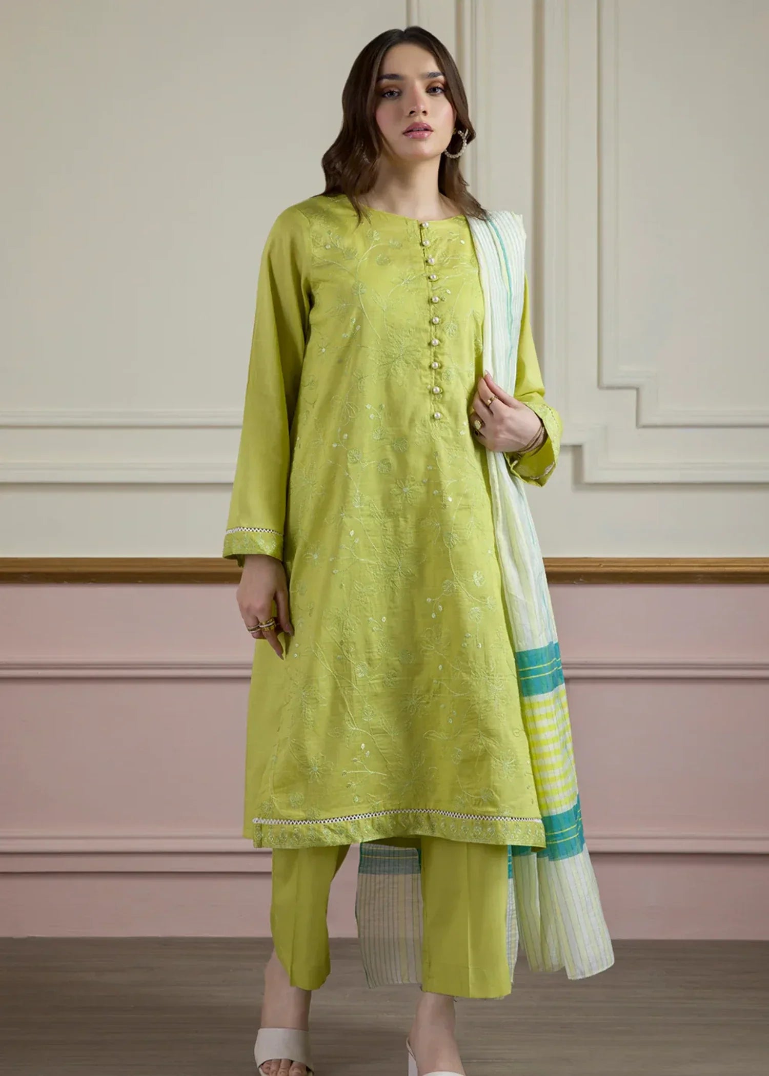 Zellbury WPS2531935 Green Women 3pcs