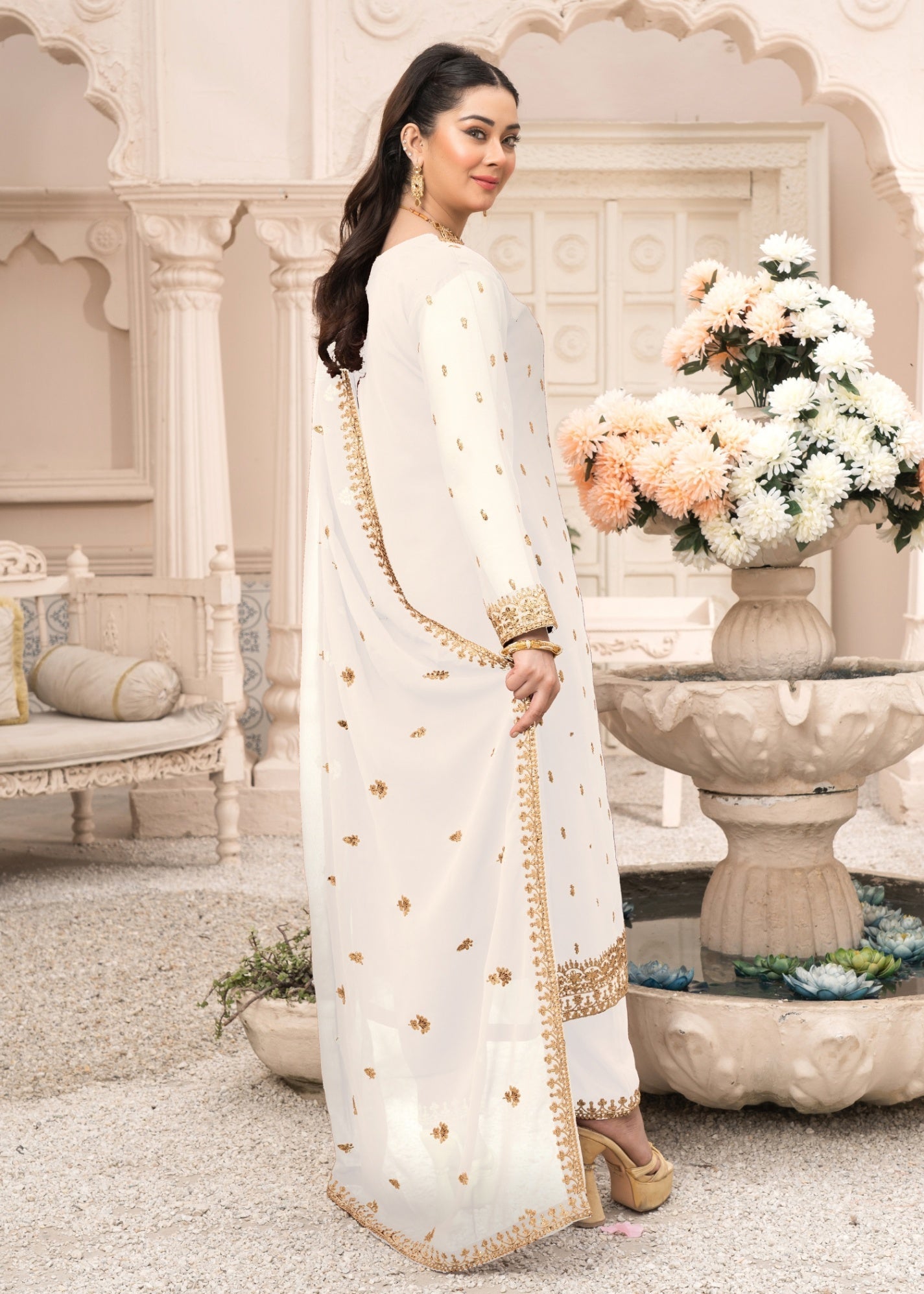 Abaan Zohan Ada Off White Women 3pcs