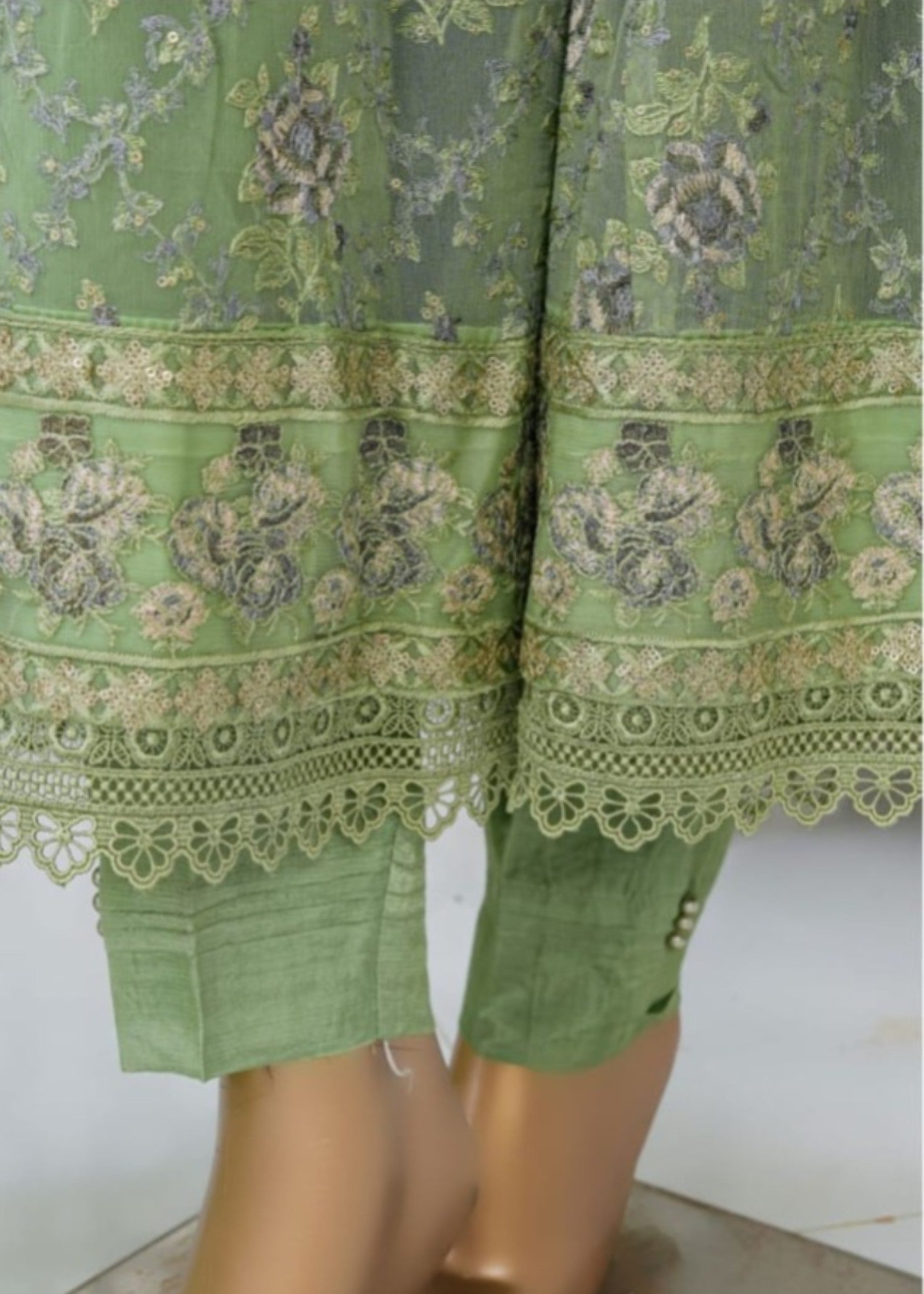 Ahmed Creations AREEBA PISTACHIO GREEN Women 3pcs