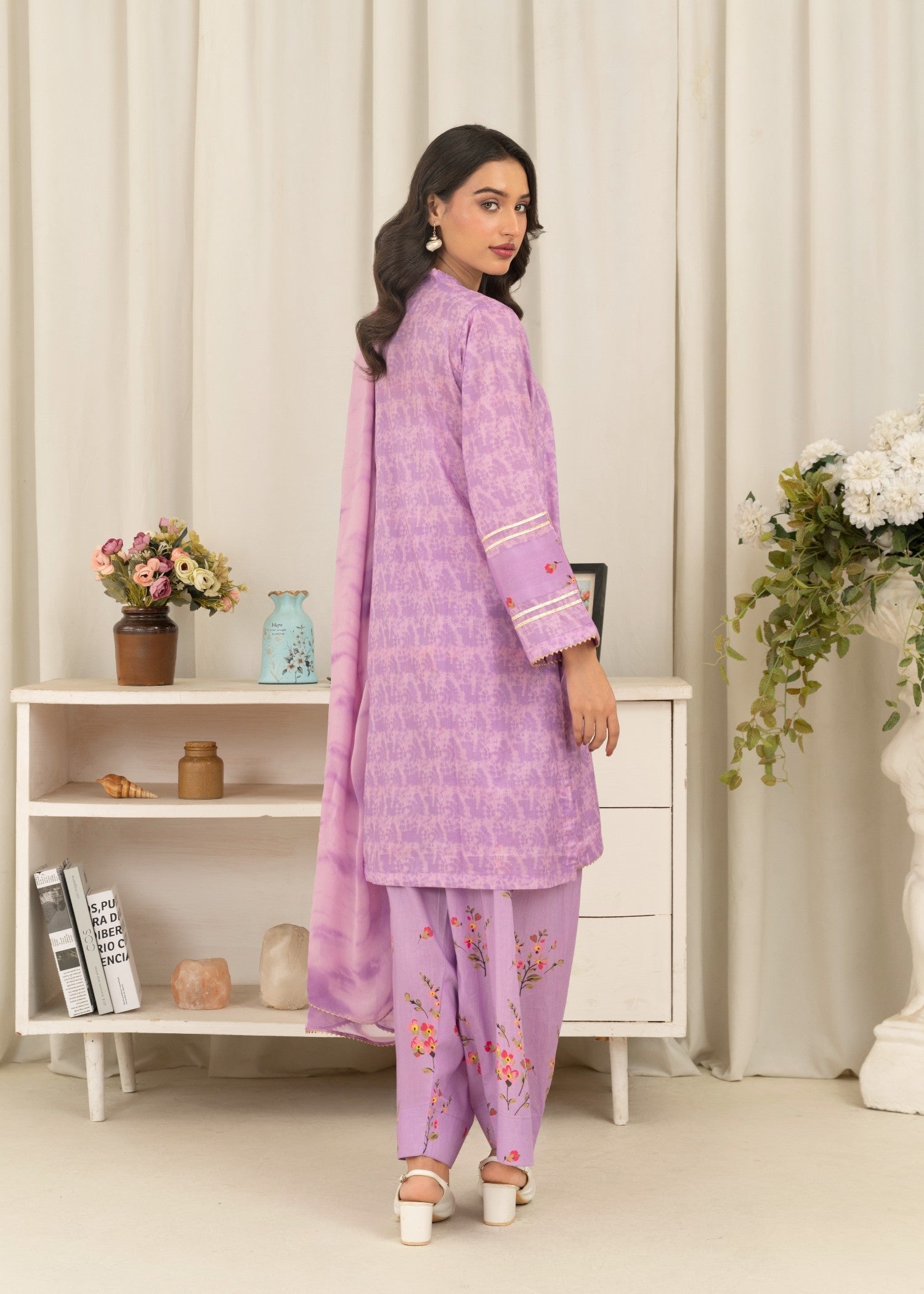 Yolo Pret Tie&Dye Digital Print Lawn with Farshi Shalwar FATAH F25 0005 Women 3pcs