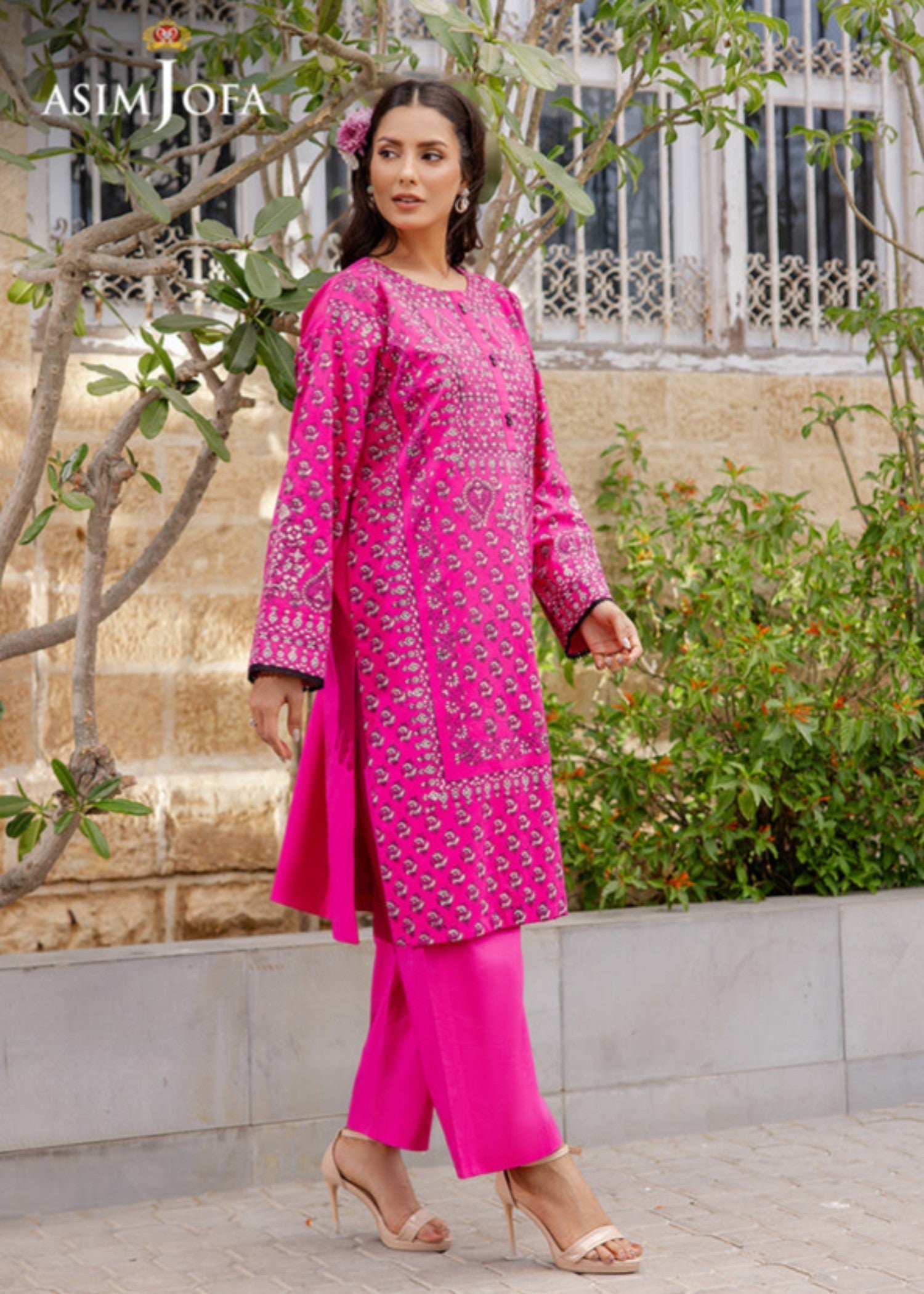 Asim Jofa AJPB 194 PRINTED CAMBRIC STITCHED Women 2pcs