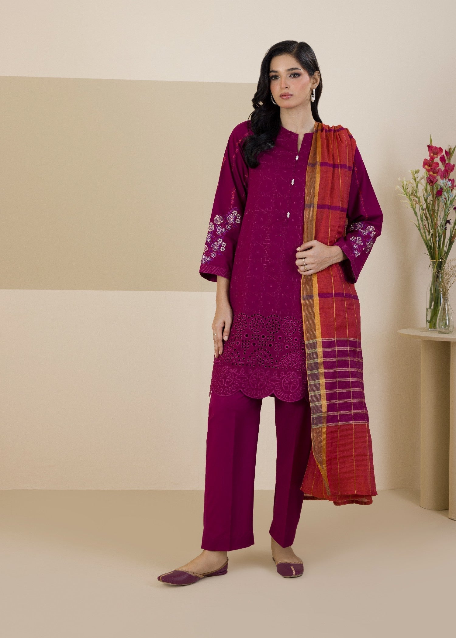 Zellbury WPS2532525 Magenta Women 3pcs