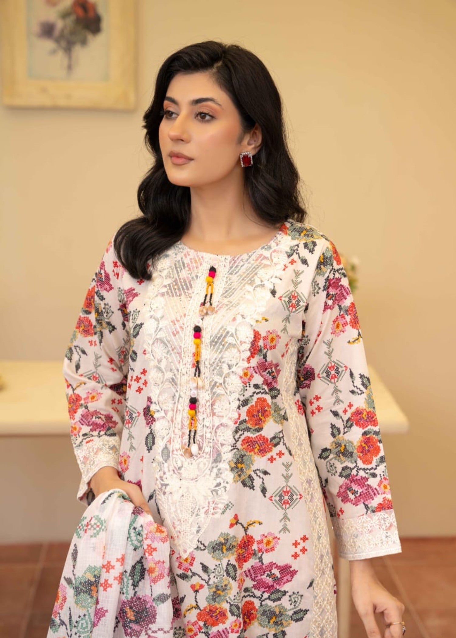 Gul Fashion Embroidered Lawn Kurta Set 11 Women 3pcs