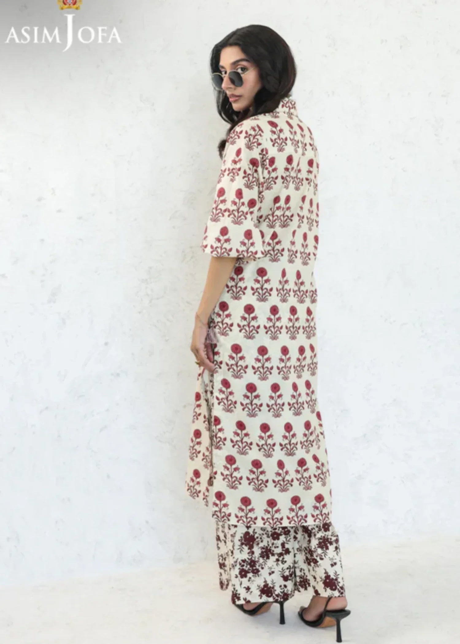 Asim Jofa AJPB 209 PRINTED CAMBRIC STITCHED Women 2pcs