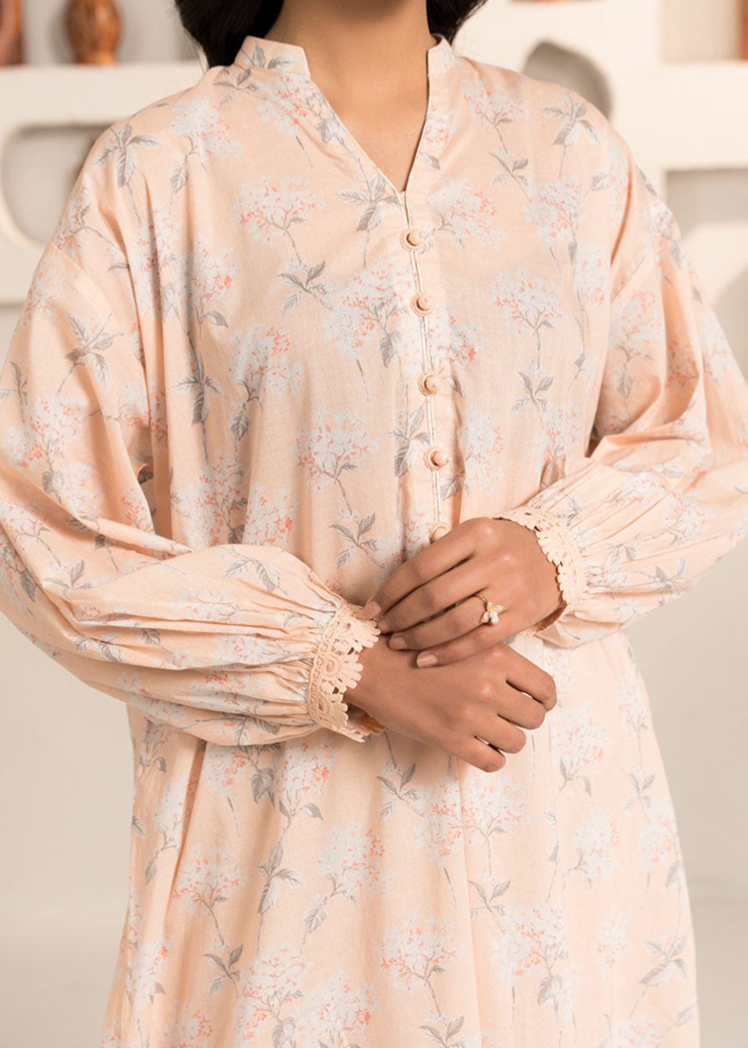 Cross Stitch PEACH GLOW 0125RTWPRTLWN0107 Women 2pcs