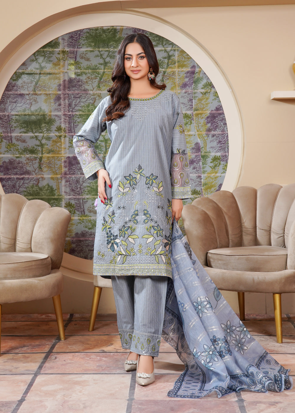 Elara Official Serene Blossom Women 3pcs