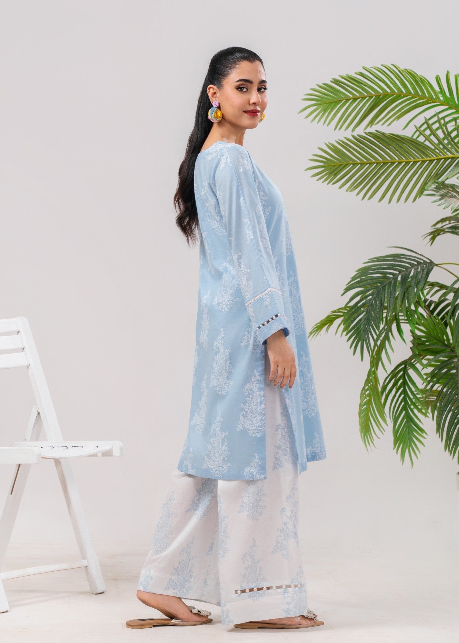 Hoorwani Hessonie Ice Blue Women 2pcs