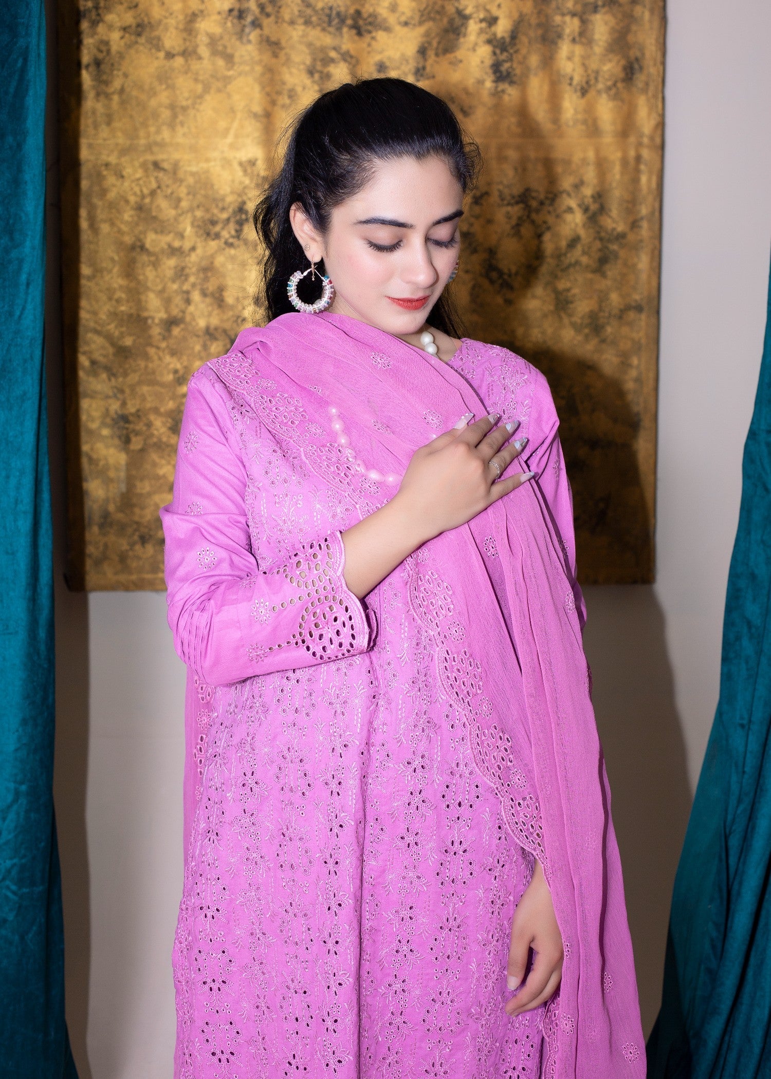 Sundar Stitch RUBY ROSE | SS 1008 Women 3pcs