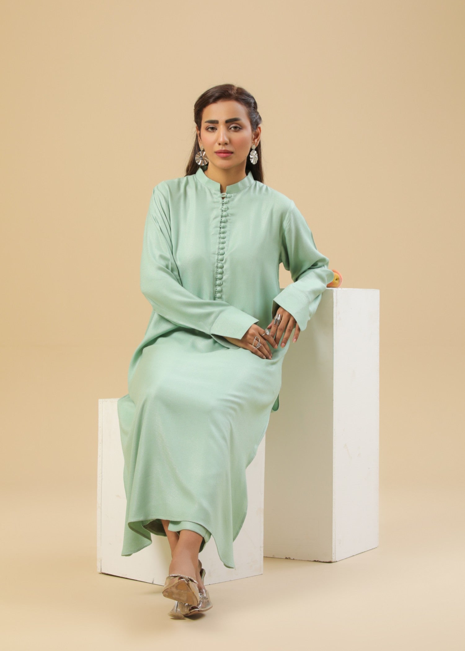 Zenyre Mint Dove Solid Set Women 2pcs