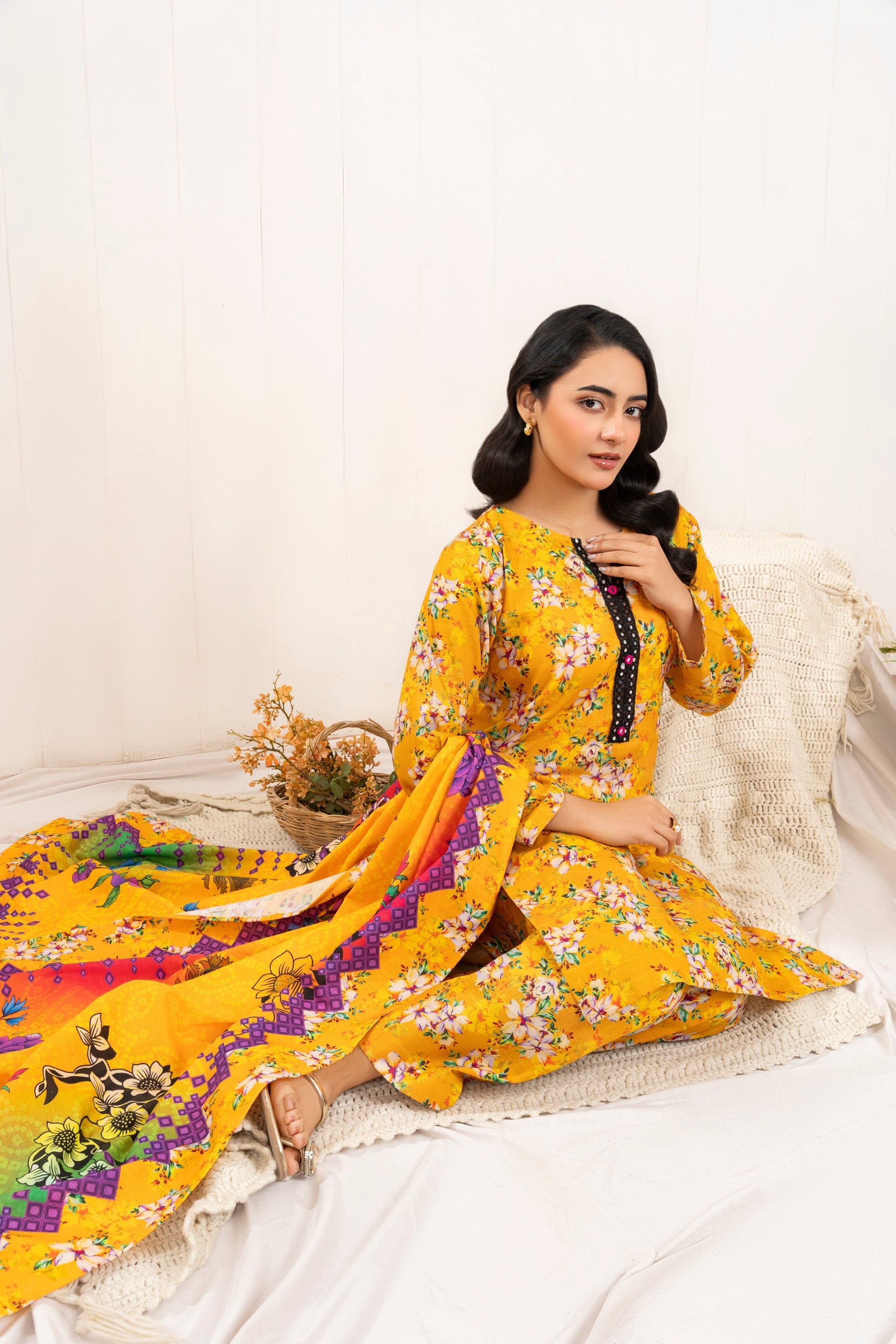 Wearalayah Women Daily Wear Winter Lemon Women 3pcs