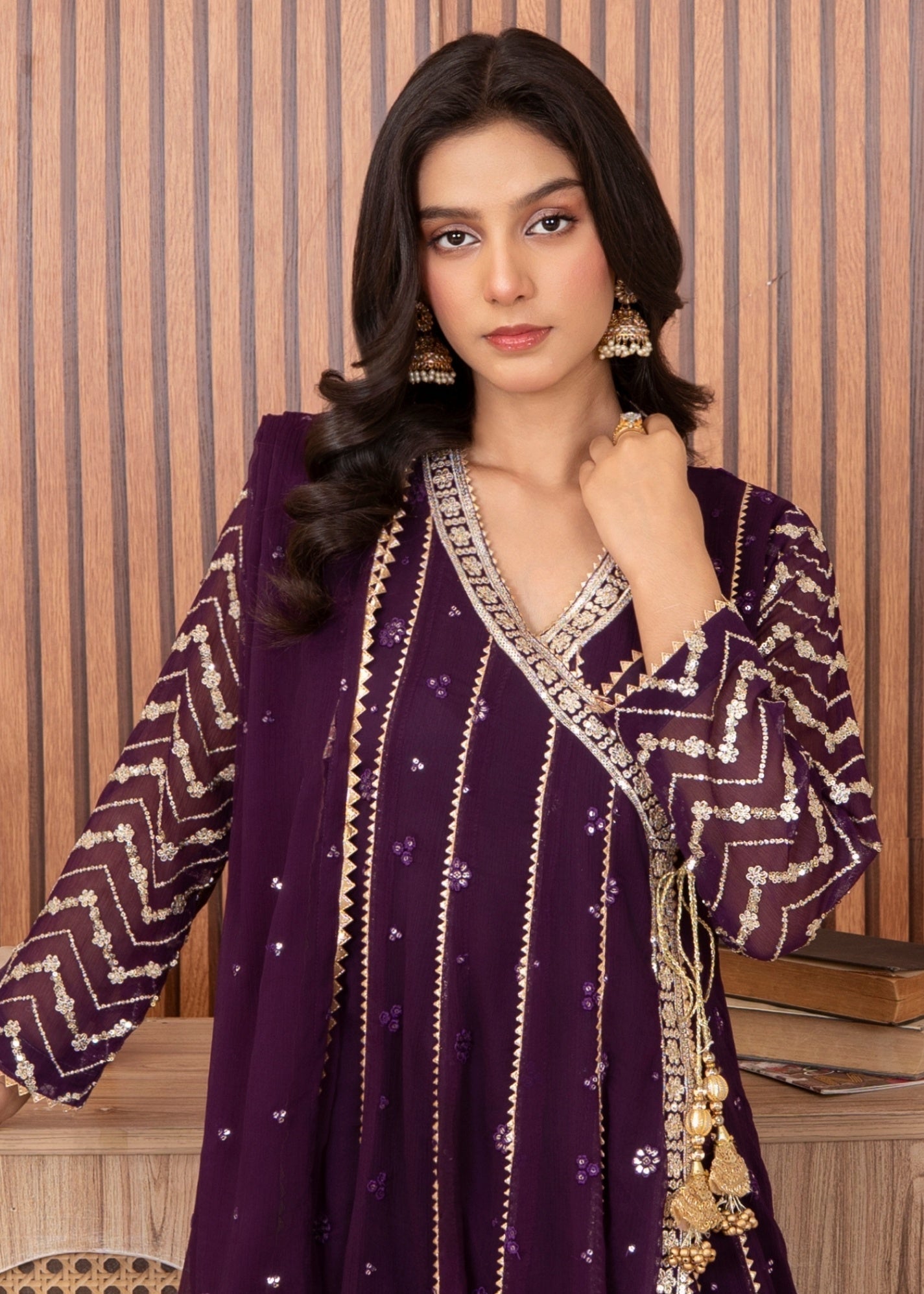 Abaan Zohan NAYAAB Purple Women 3pcs