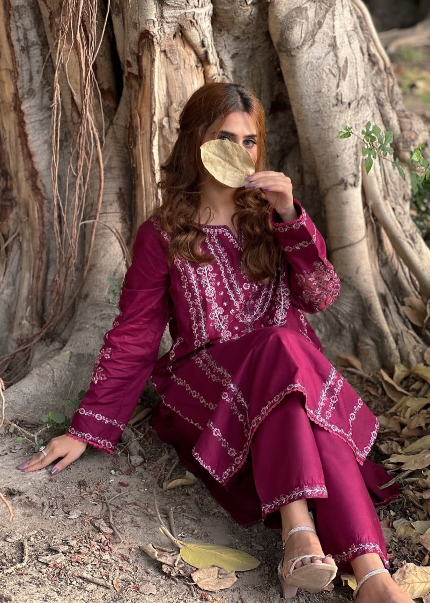 Tehzeeb Libas ZEENAT EMBROIDERED Women 2pcs