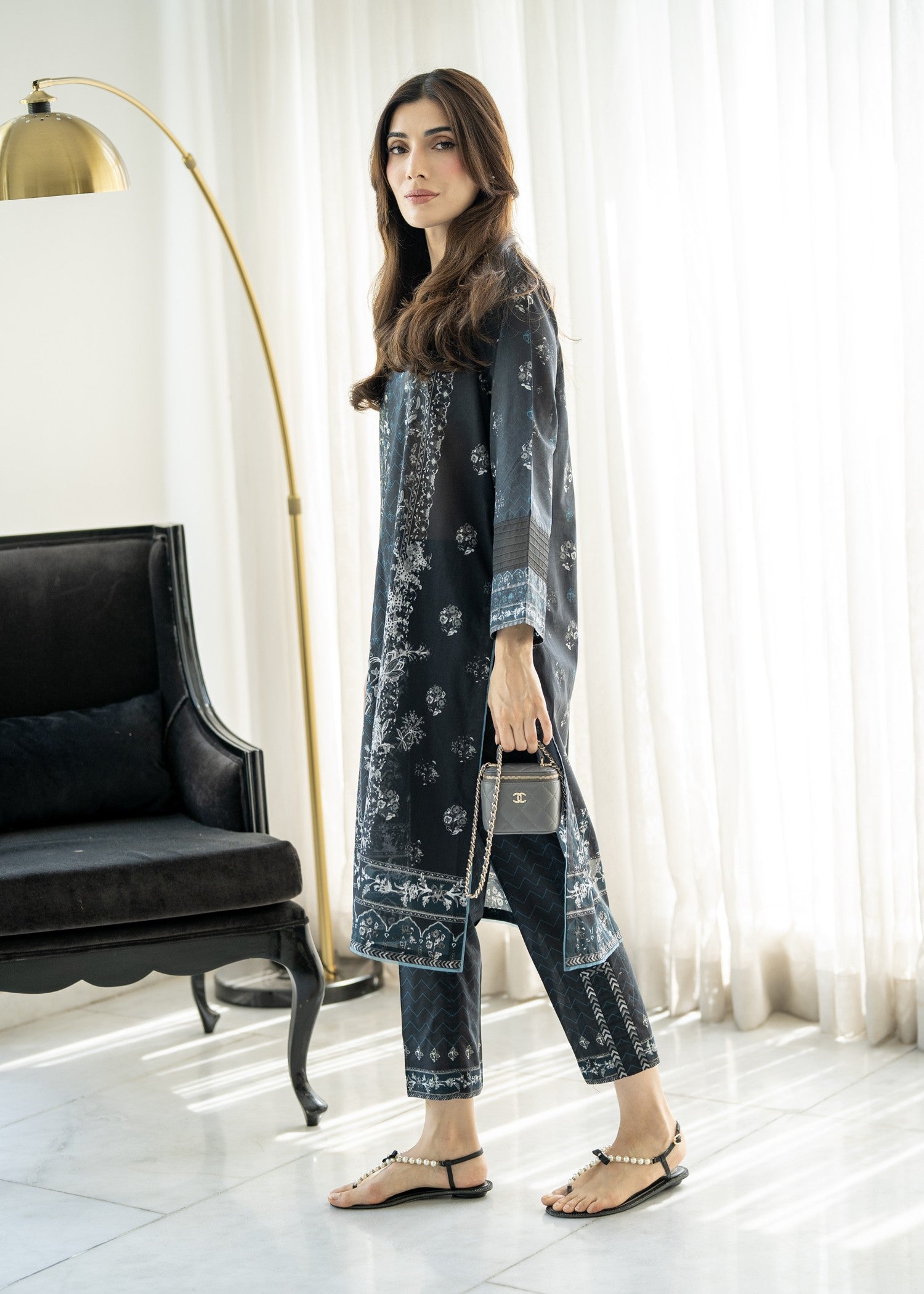 Sahar Dark Rose Women 2pcs