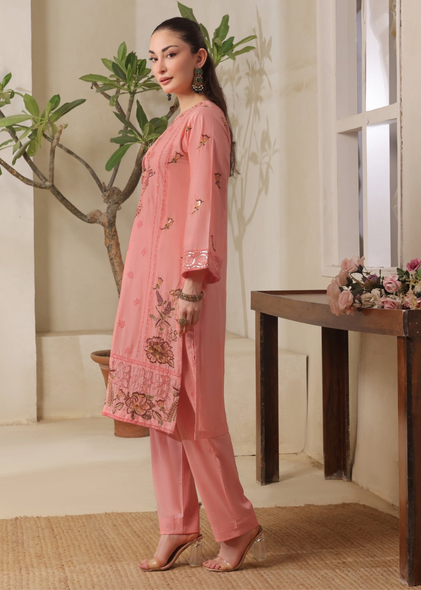 Ayra Pret Sumbul Peach Pink Women 2pcs