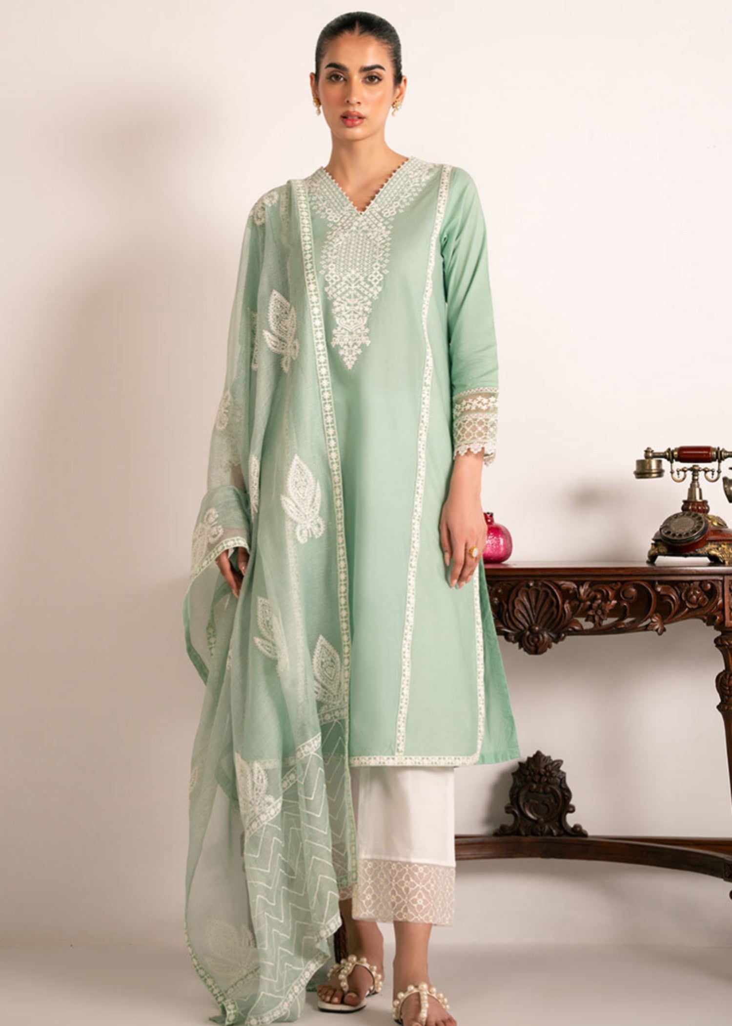 Cross Stitch GREEN GLIMMER 0125RTWEMBCNT0401 Women 2pcs