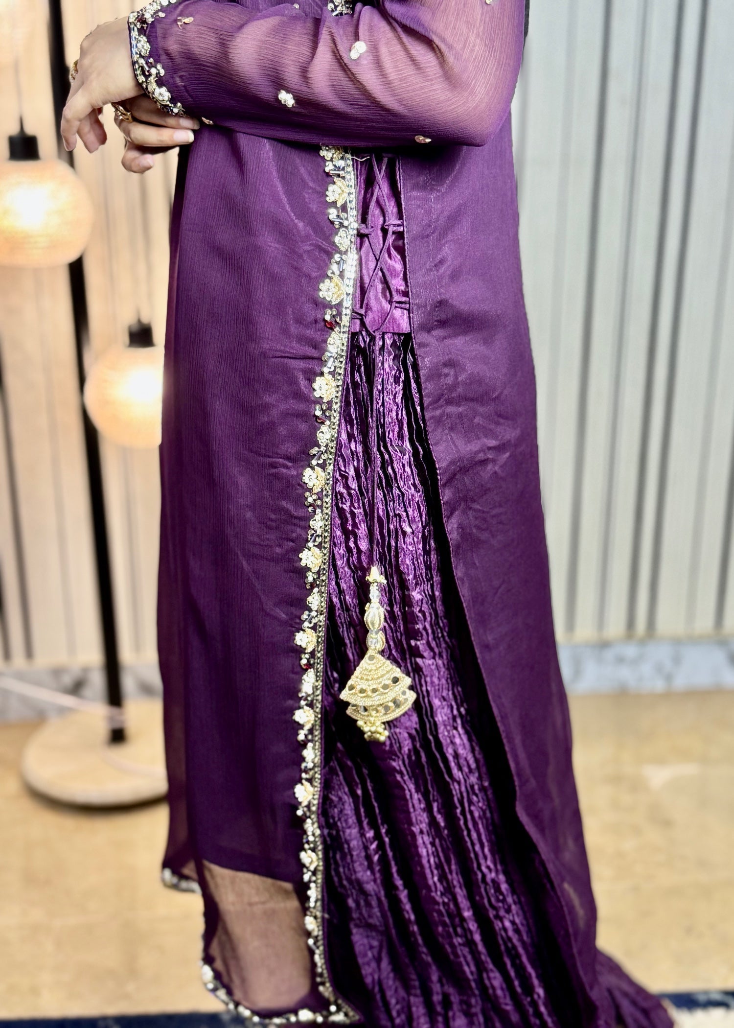 Suits By Sadia Purple crush Women 3pcs