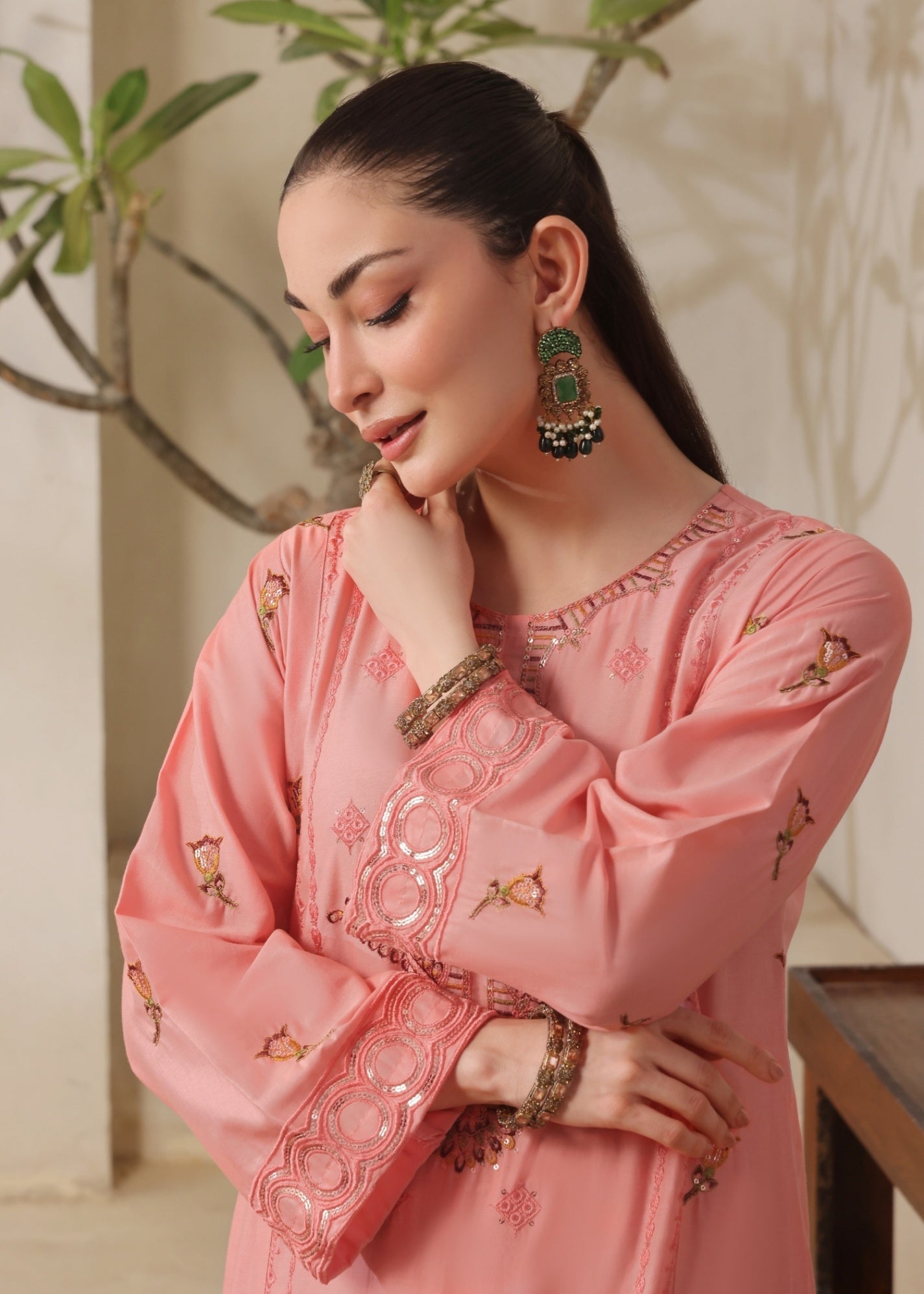 Ayra Pret Sumbul Peach Pink Women 2pcs