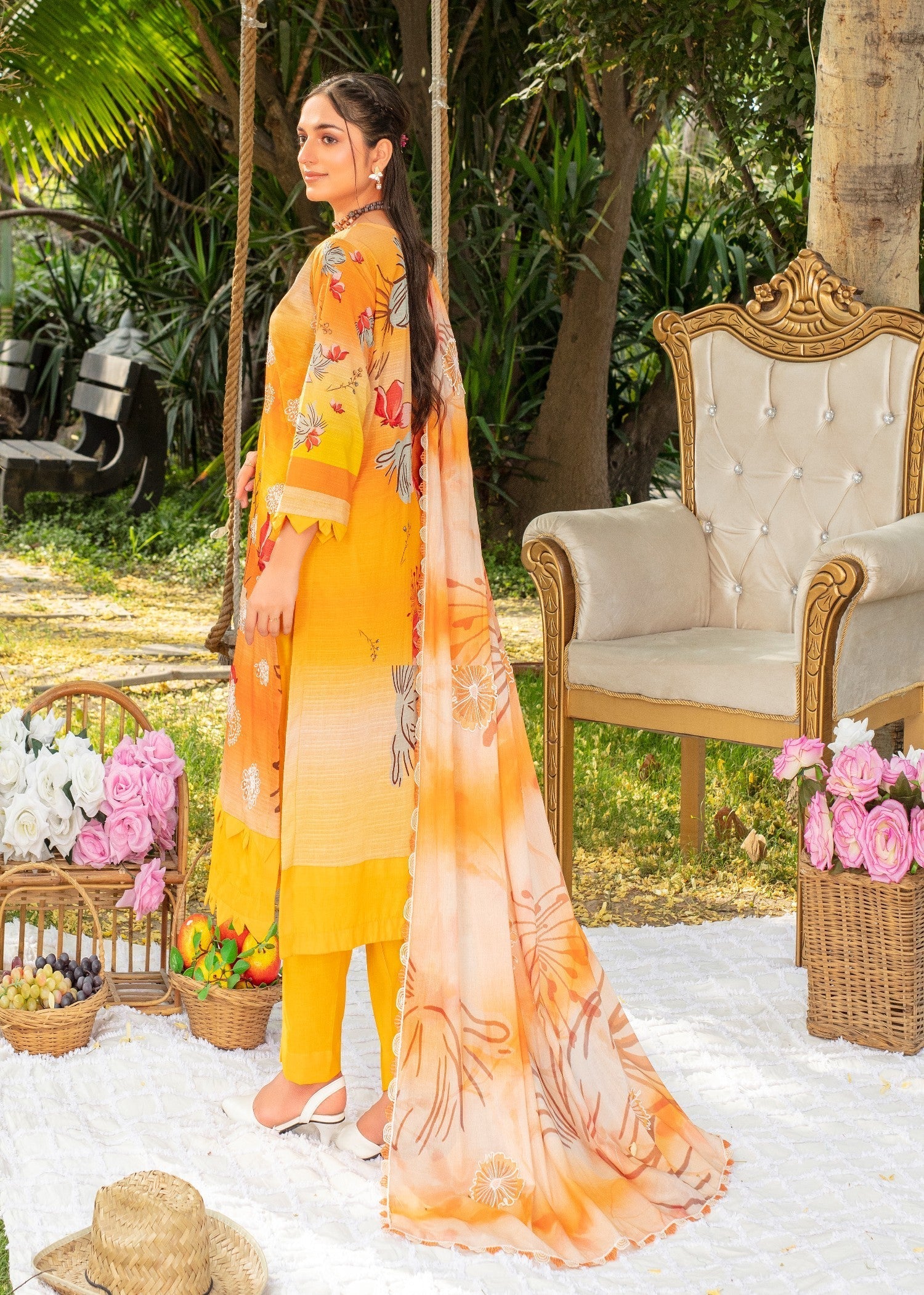 Ayeza Collection Multi Kurta Set 04 Women 3pcs