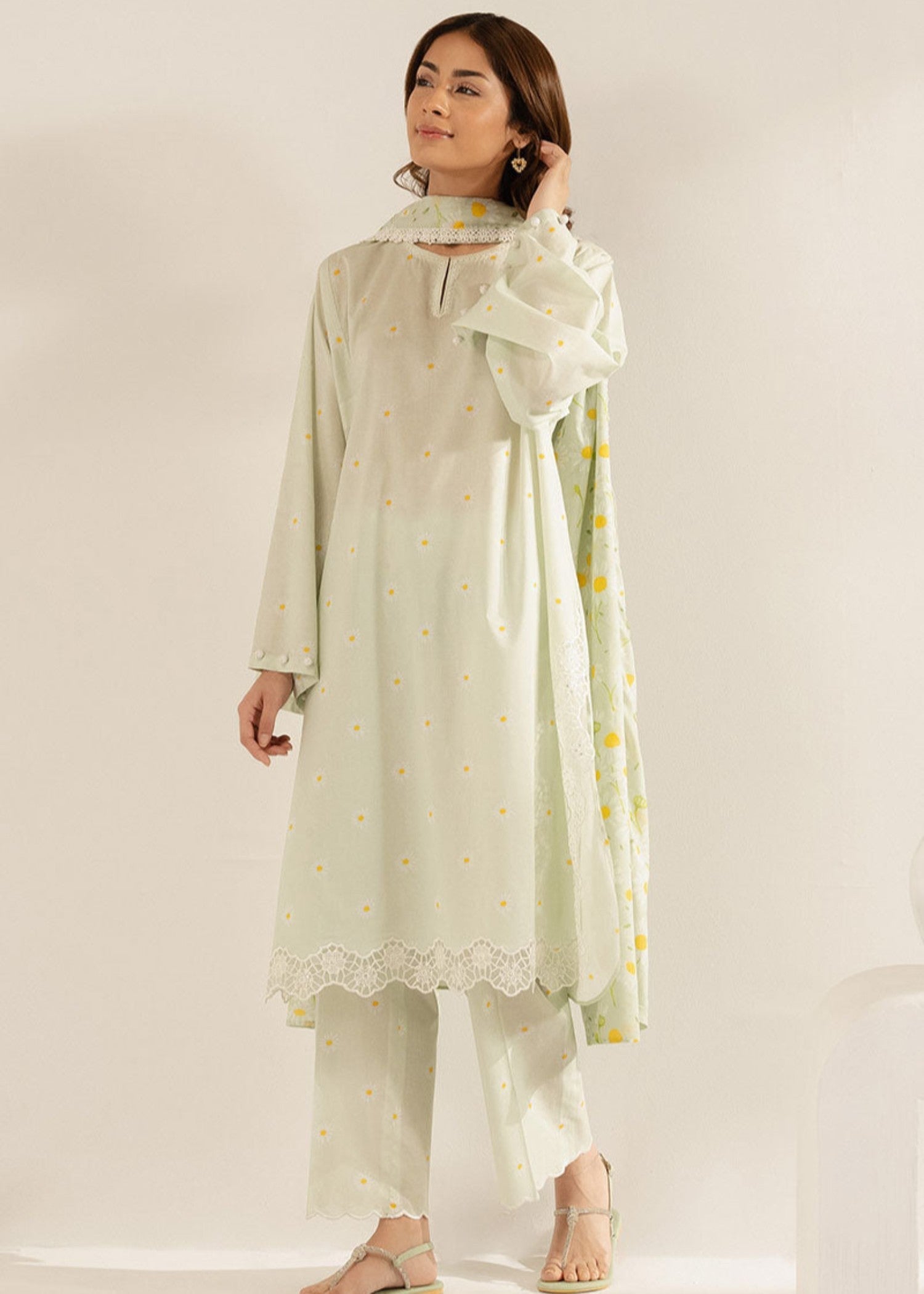 Cross Stitch PASTEL FLORET 0125RTWPRTLWN0303 Women 3pcs