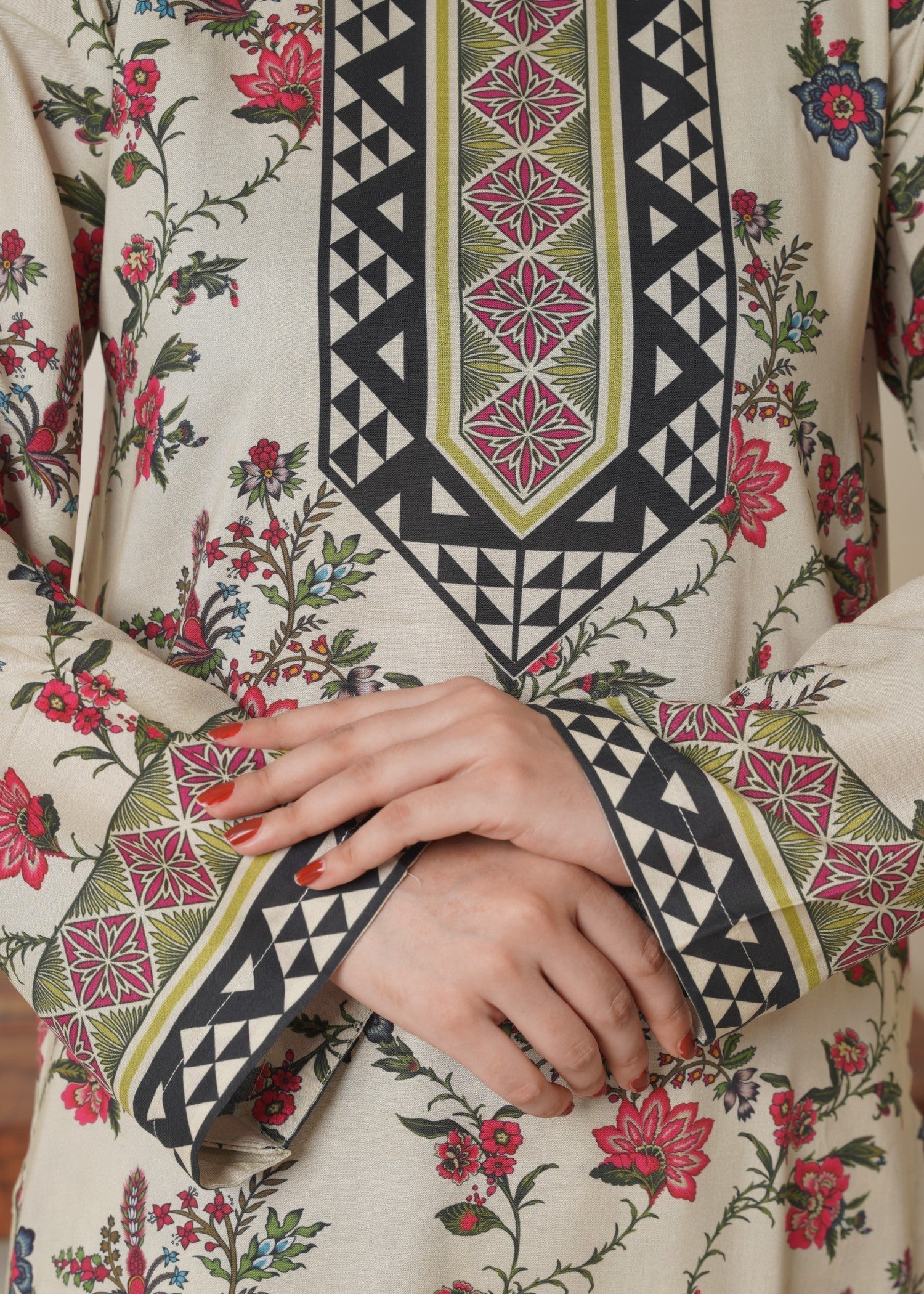 Aroshlay Linen Dress 7 | Unstitched Women 3pcs