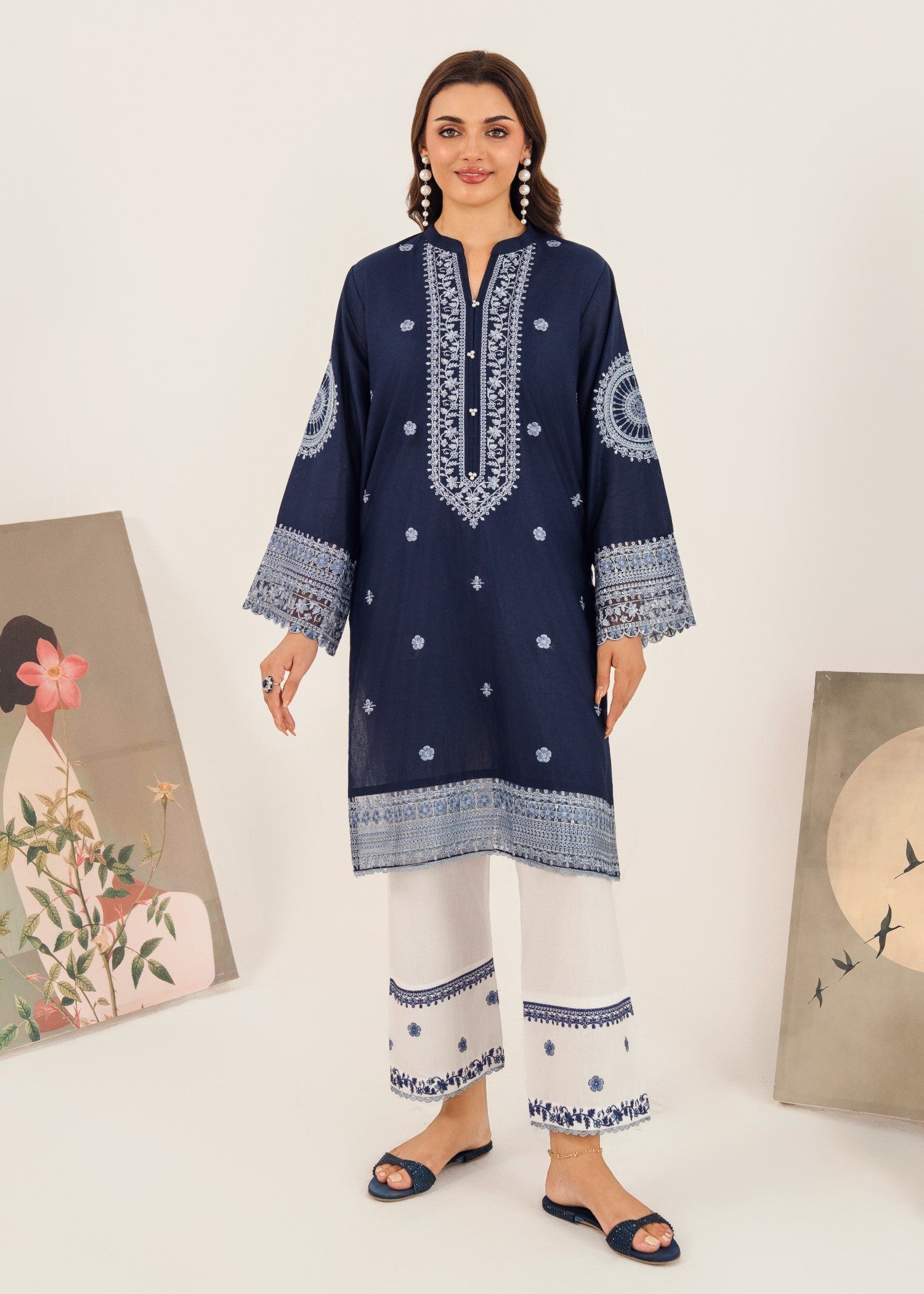 Zoya&Zafar Azure Women 2pcs