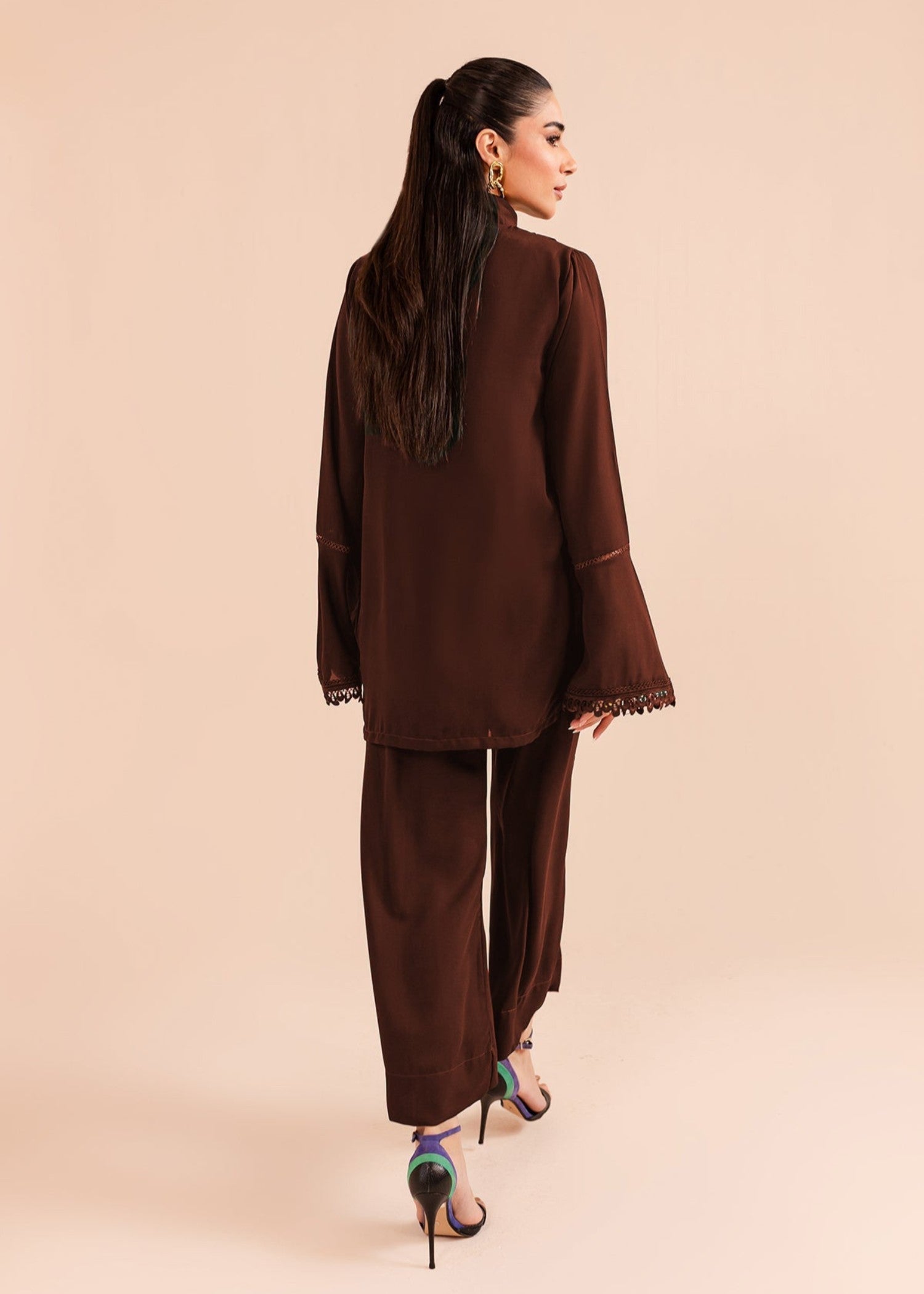 Peach Republic Classic Lace Co Ord Set 01 Women 2pcs